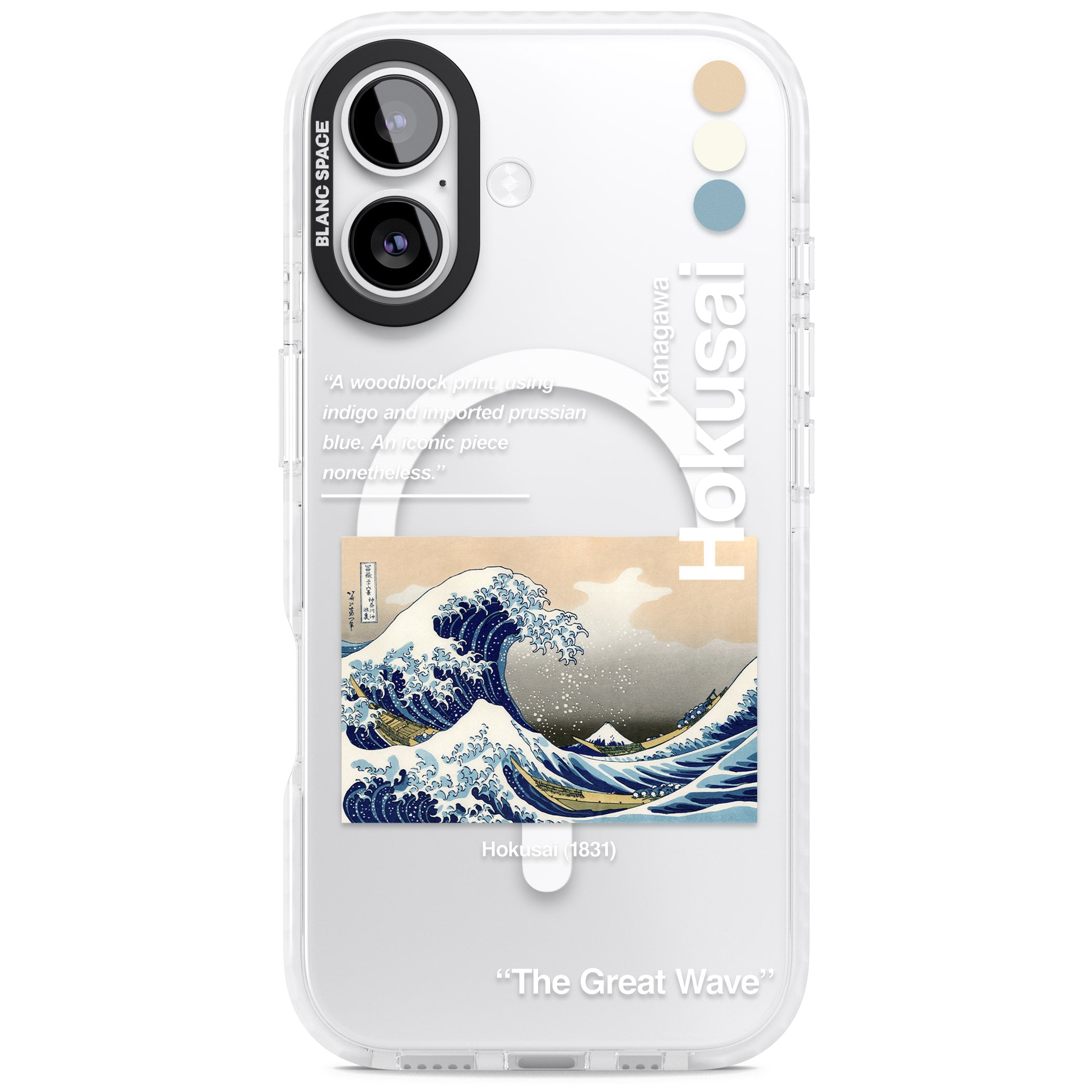 The Great Wave iPhone 17 Impact Pro Clear Phone Case