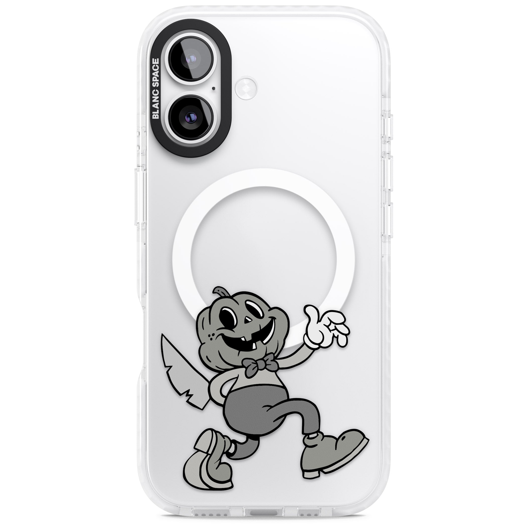 Jack O' Slasher iPhone 17 Impact Pro Clear Phone Case