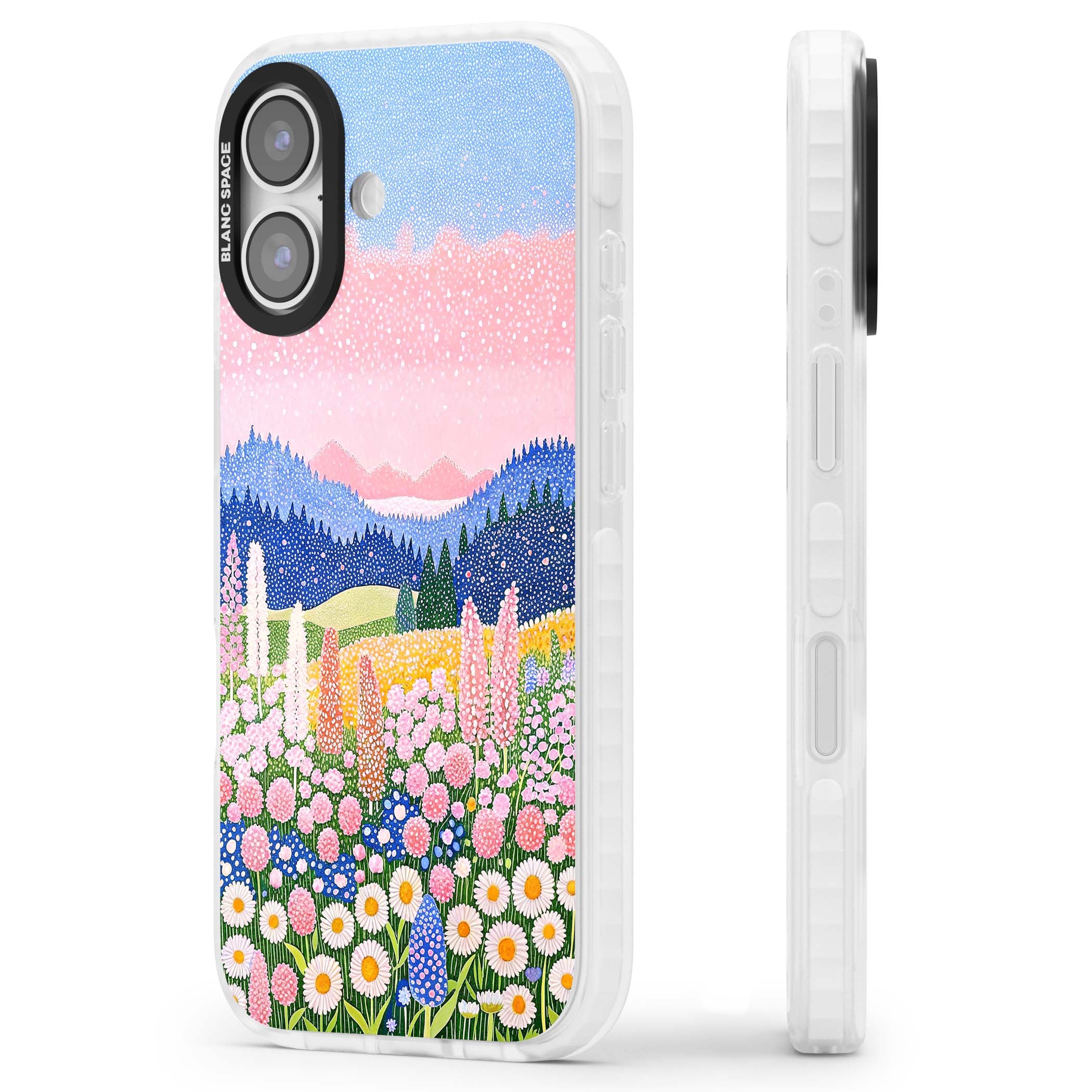 Valley Horizon cottagecore iPhone case | Impact Magsafe case for iPhone 17