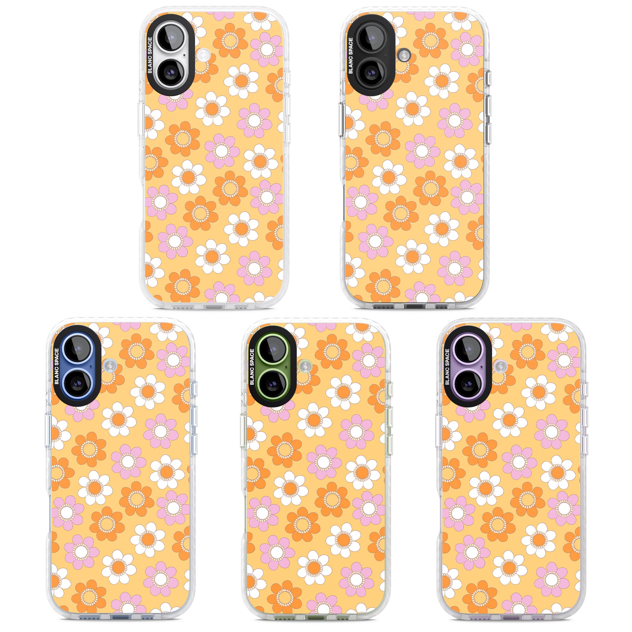 Sunny Flower Mix iPhone 17 Impact Pro Clear Phone Case APT Impact Protection