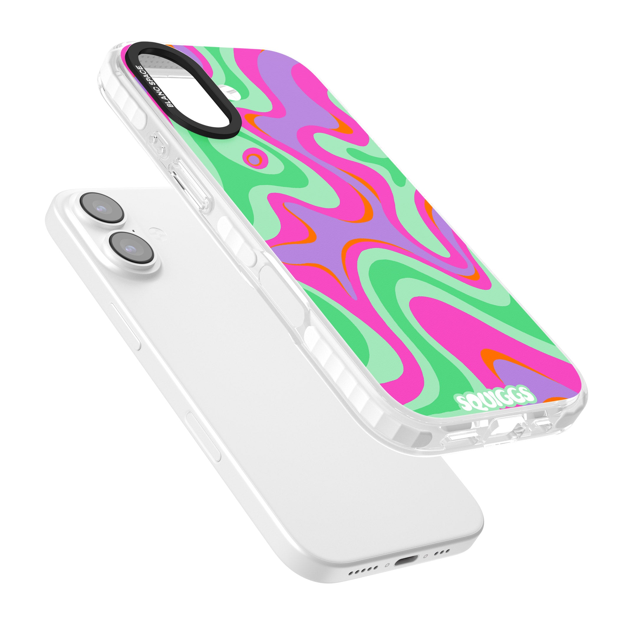 Pink Lava iPhone 17 Impact Pro Clear Phone Case Colours