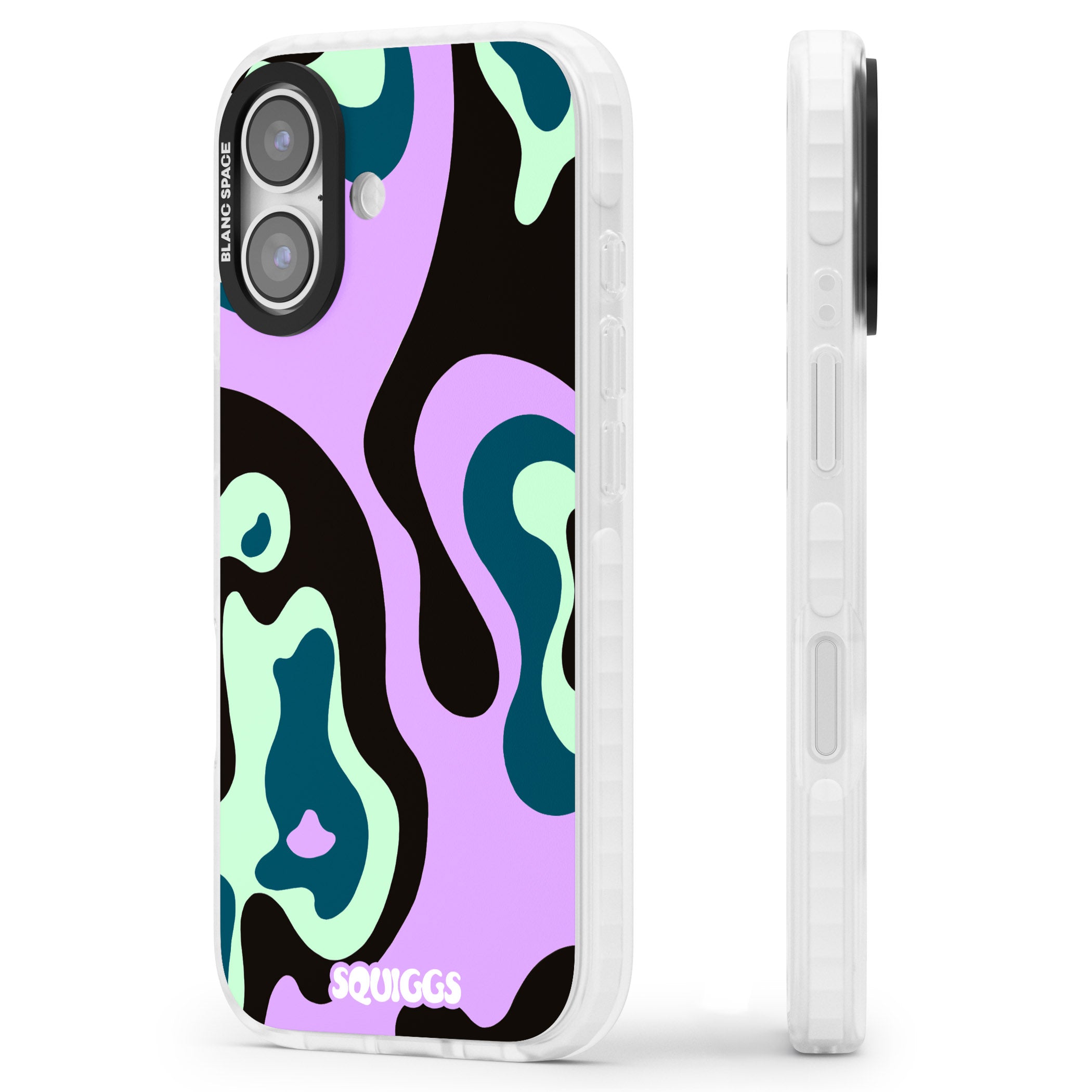 Purple River iPhone 17 Impact Pro Clear Phone Case Side Profile
