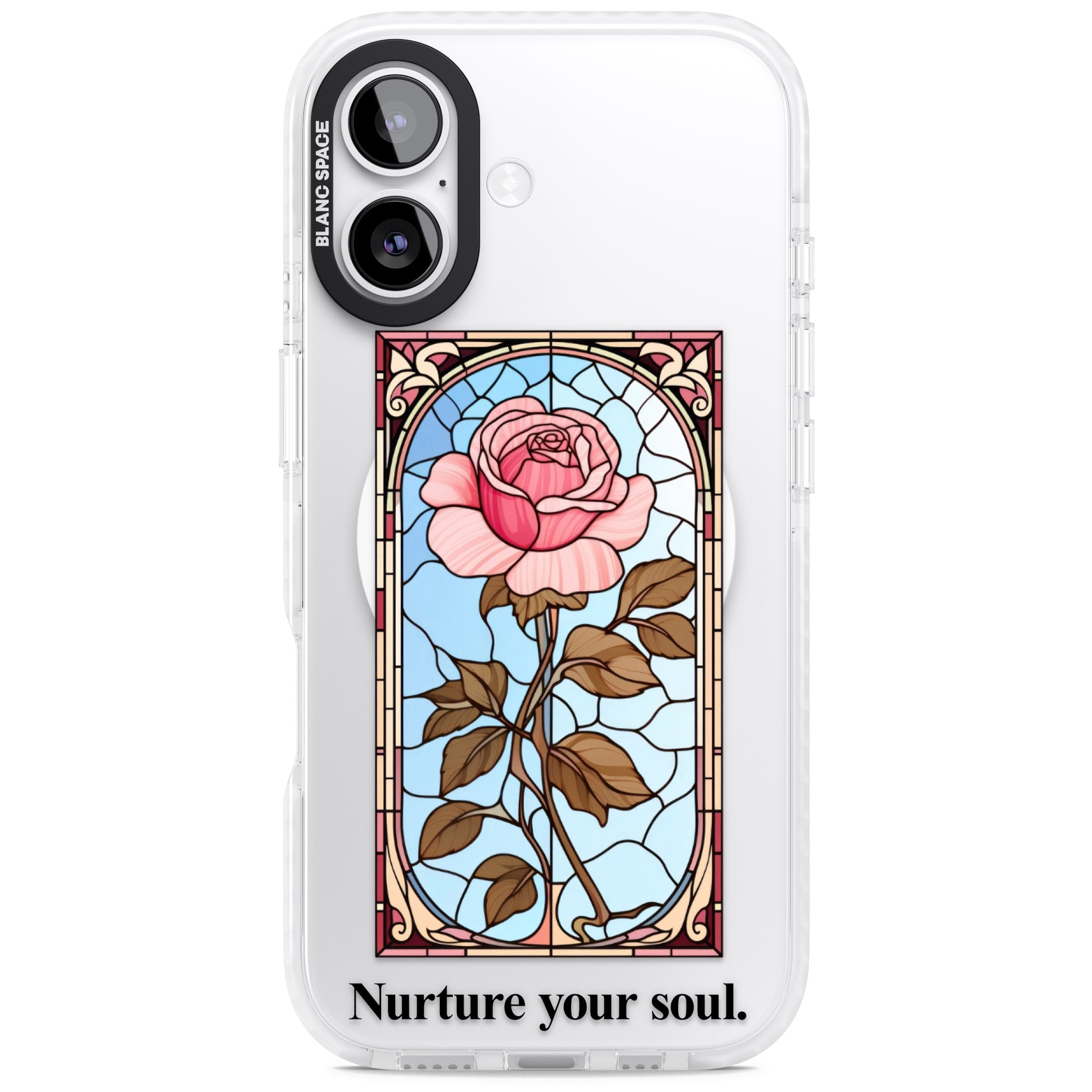 Nurture Your Soul iPhone 17 Impact Pro Clear Phone Case