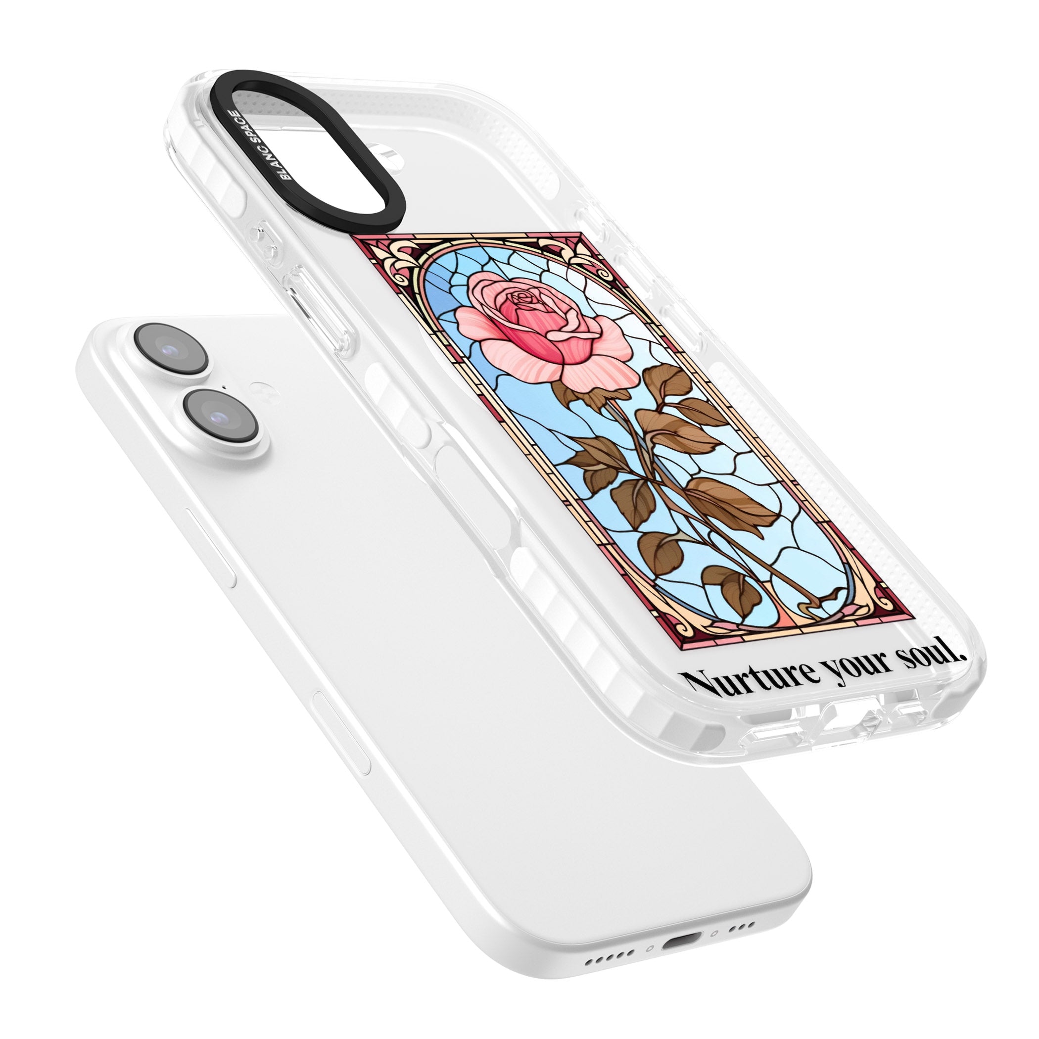 Nurture Your Soul iPhone 17 Impact Pro Clear Phone Case Colours