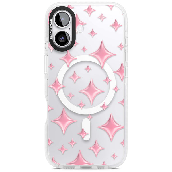 Pink Puff Sparkle Pattern