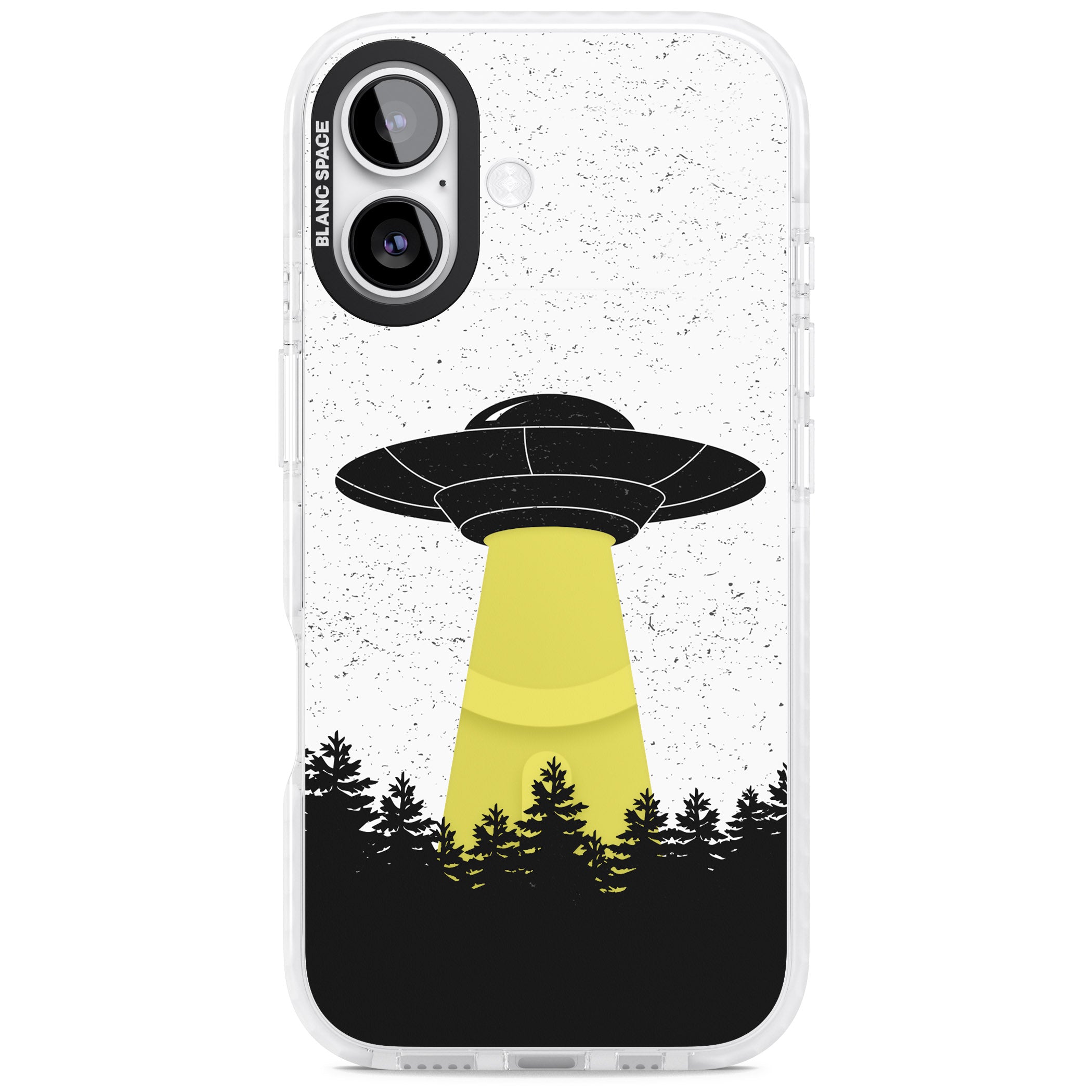 Alien Abduction iPhone 17 Impact Pro Clear Phone Case
