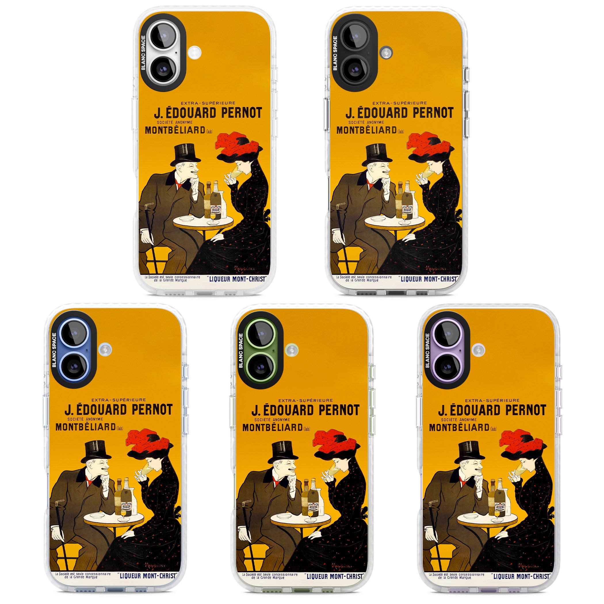 Absinthe, J.Edouard Pernot Poster iPhone 17 Impact Pro Clear Phone Case APT Impact Protection