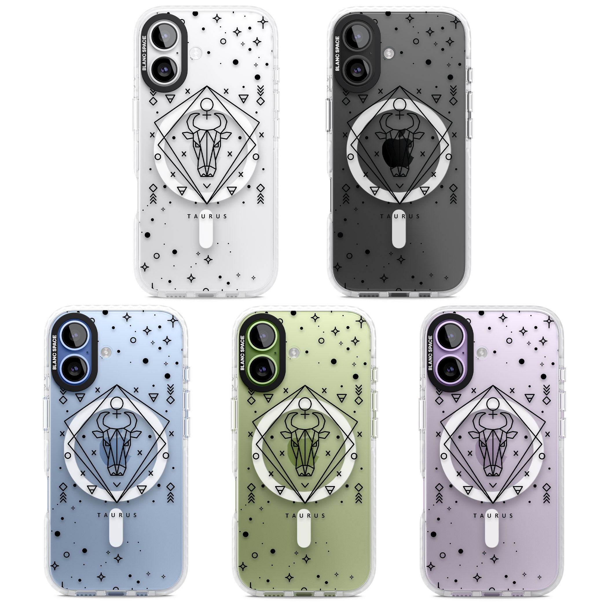 Taurus Emblem iPhone 17 Impact Pro Clear Phone Case APT Impact Protection