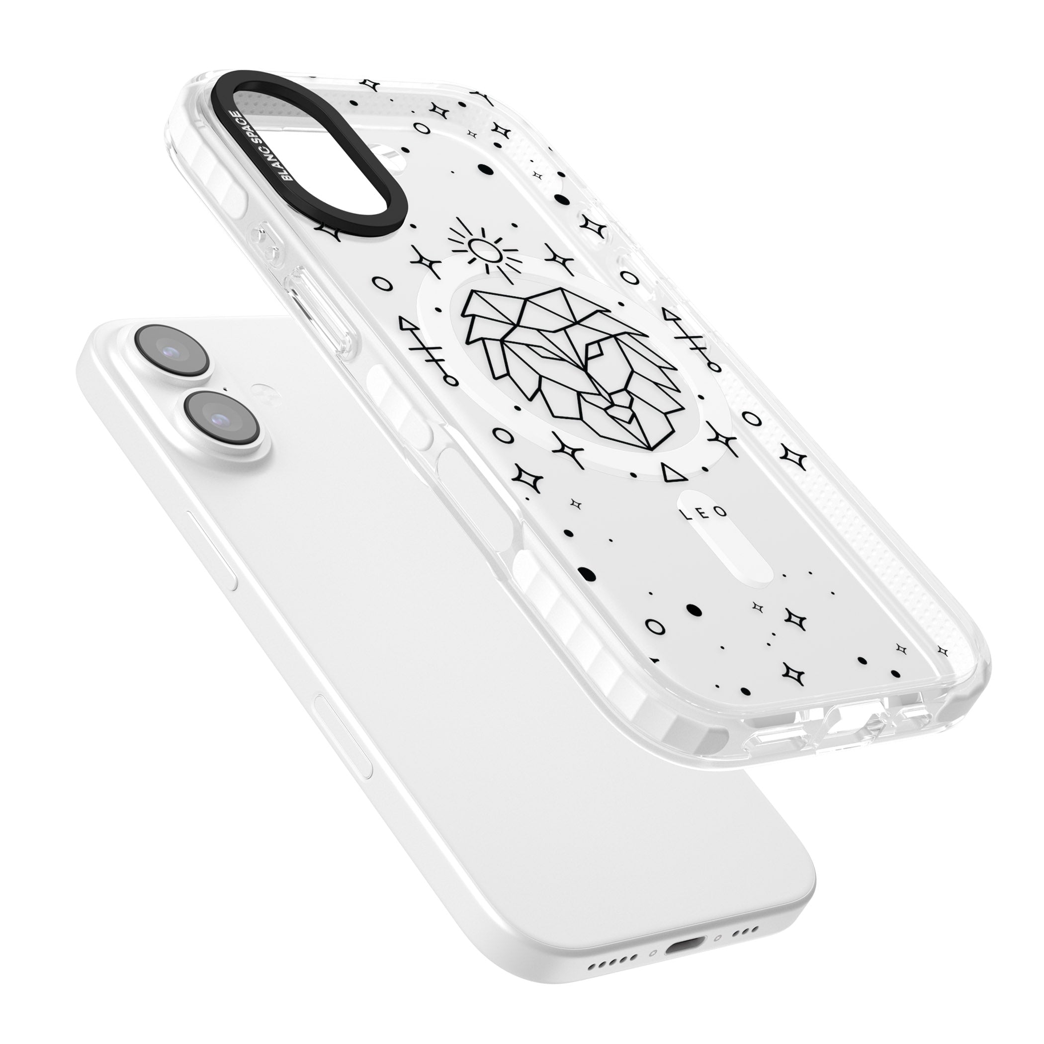 Leo Zodiac iPhone 17 Impact Pro Clear Phone Case Colours