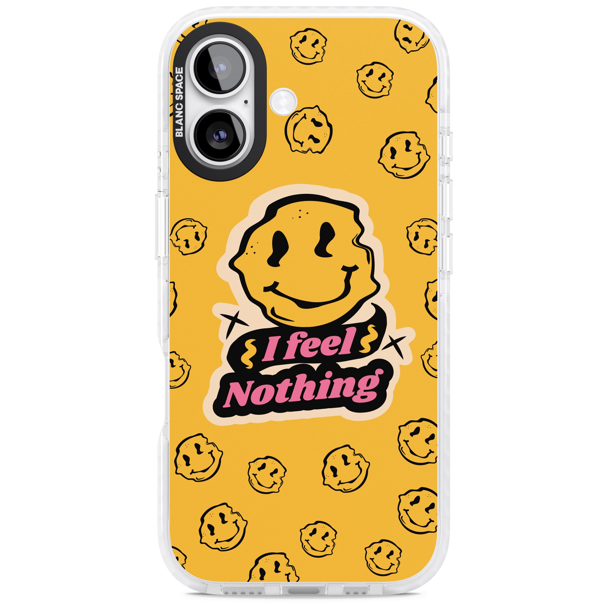 I Feel Nothing iPhone 17 Impact Clear Phone Case