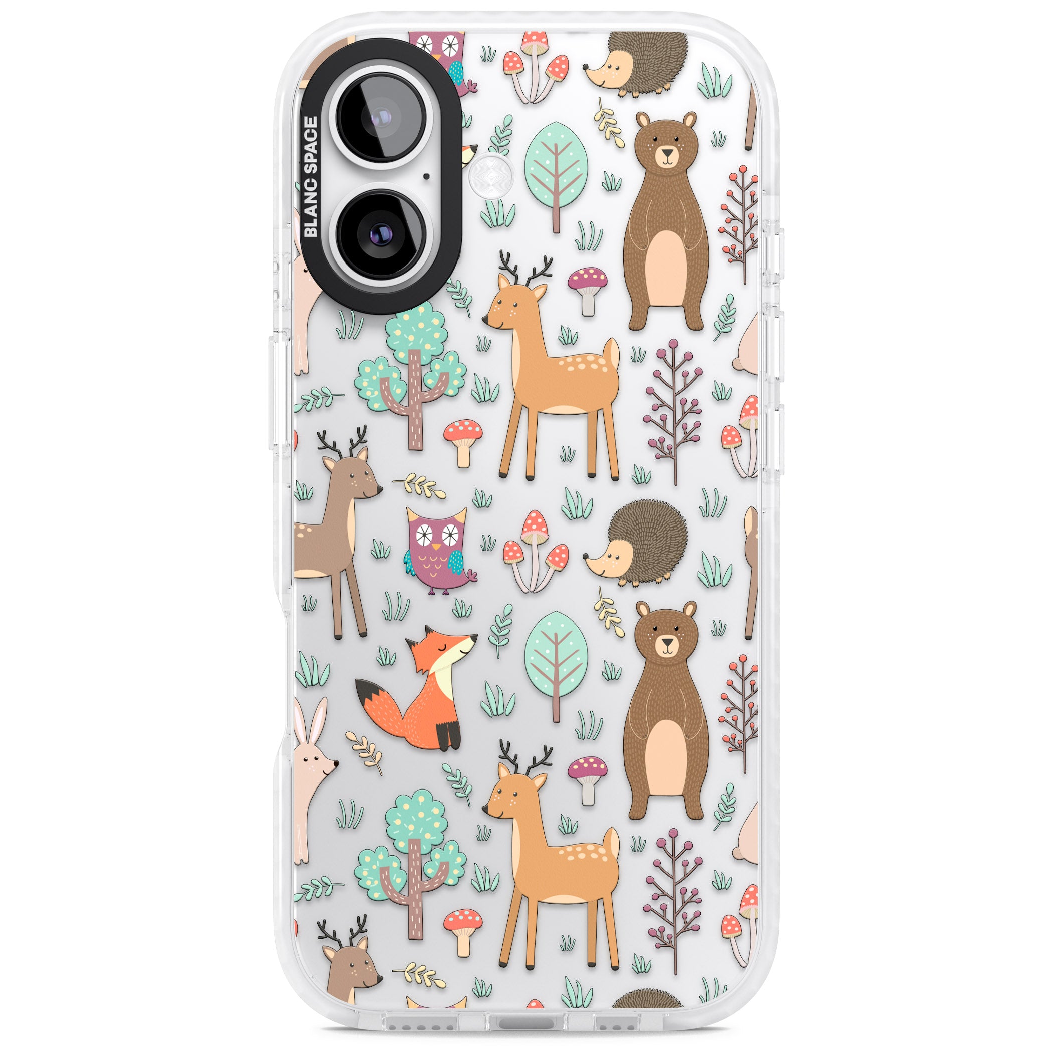 Wildlife Pattern iPhone 17 Impact Clear Phone Case