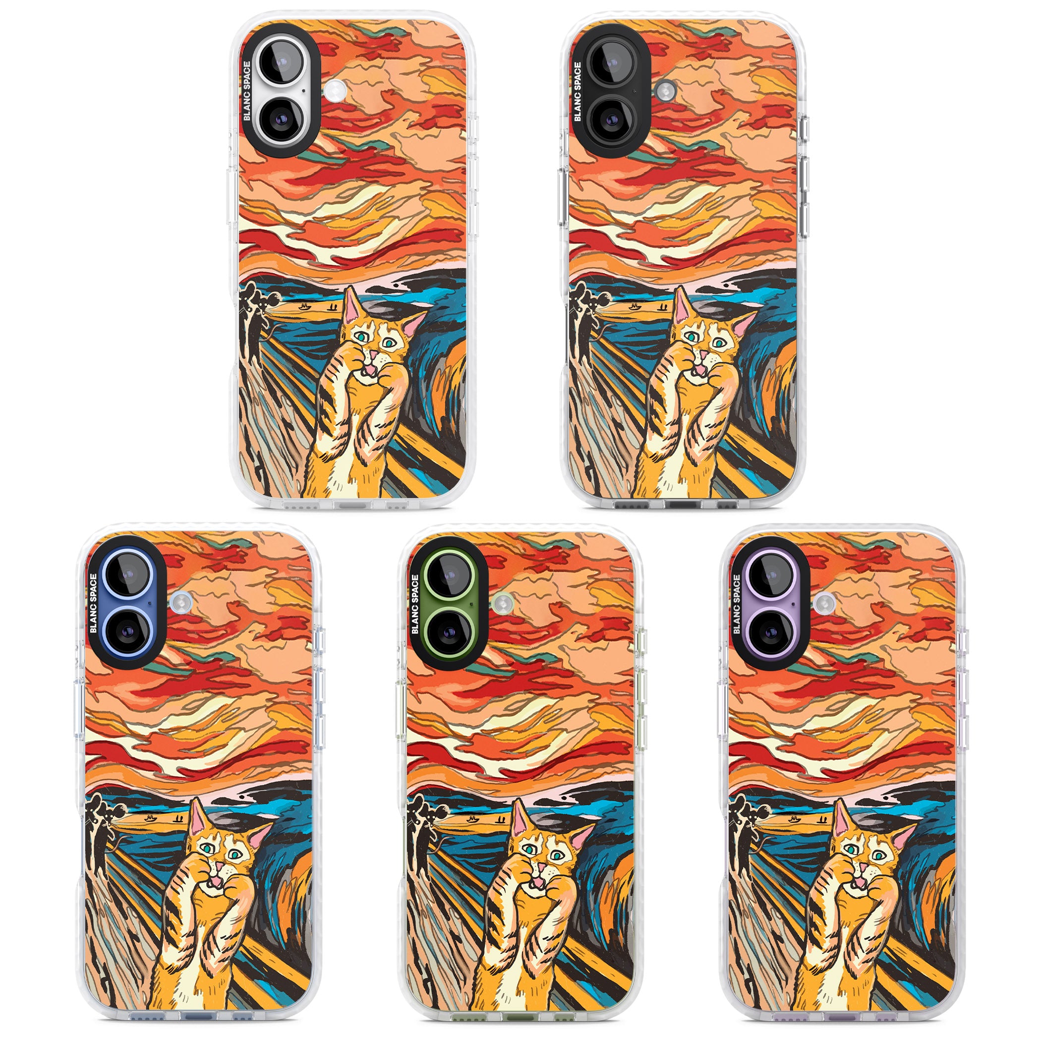 The Meow iPhone 17 Impact Clear Phone Case APT Impact Protection