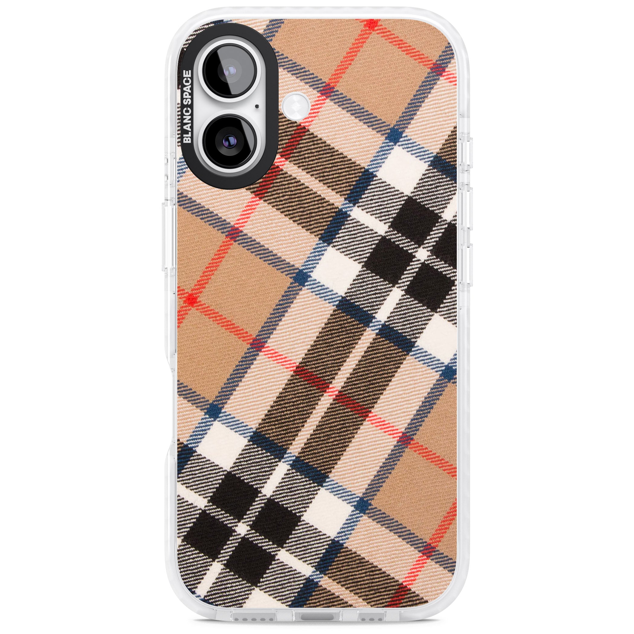 Haymarket Check iPhone 17 Impact Clear Phone Case