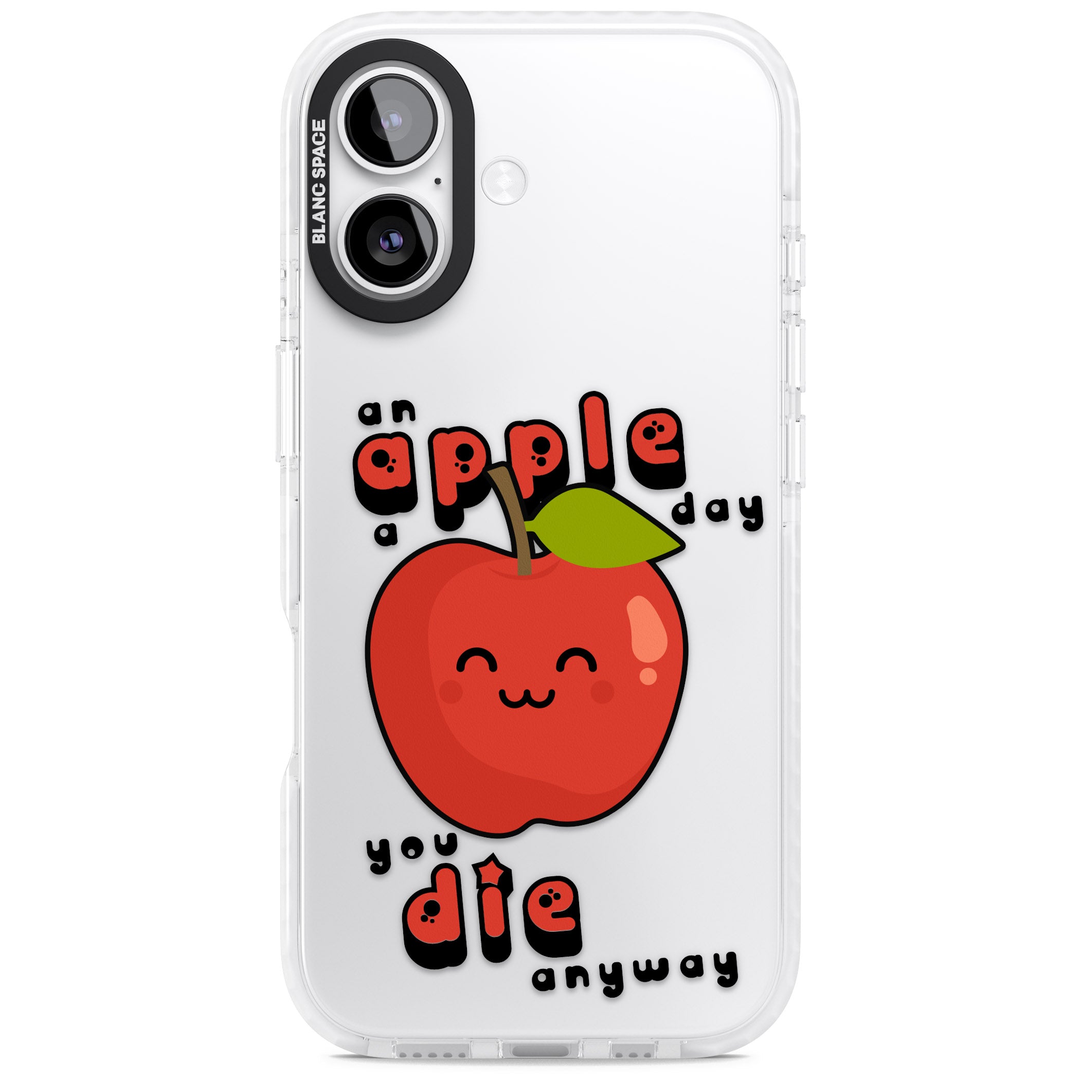 An Apple A Day iPhone 17 Impact Clear Phone Case