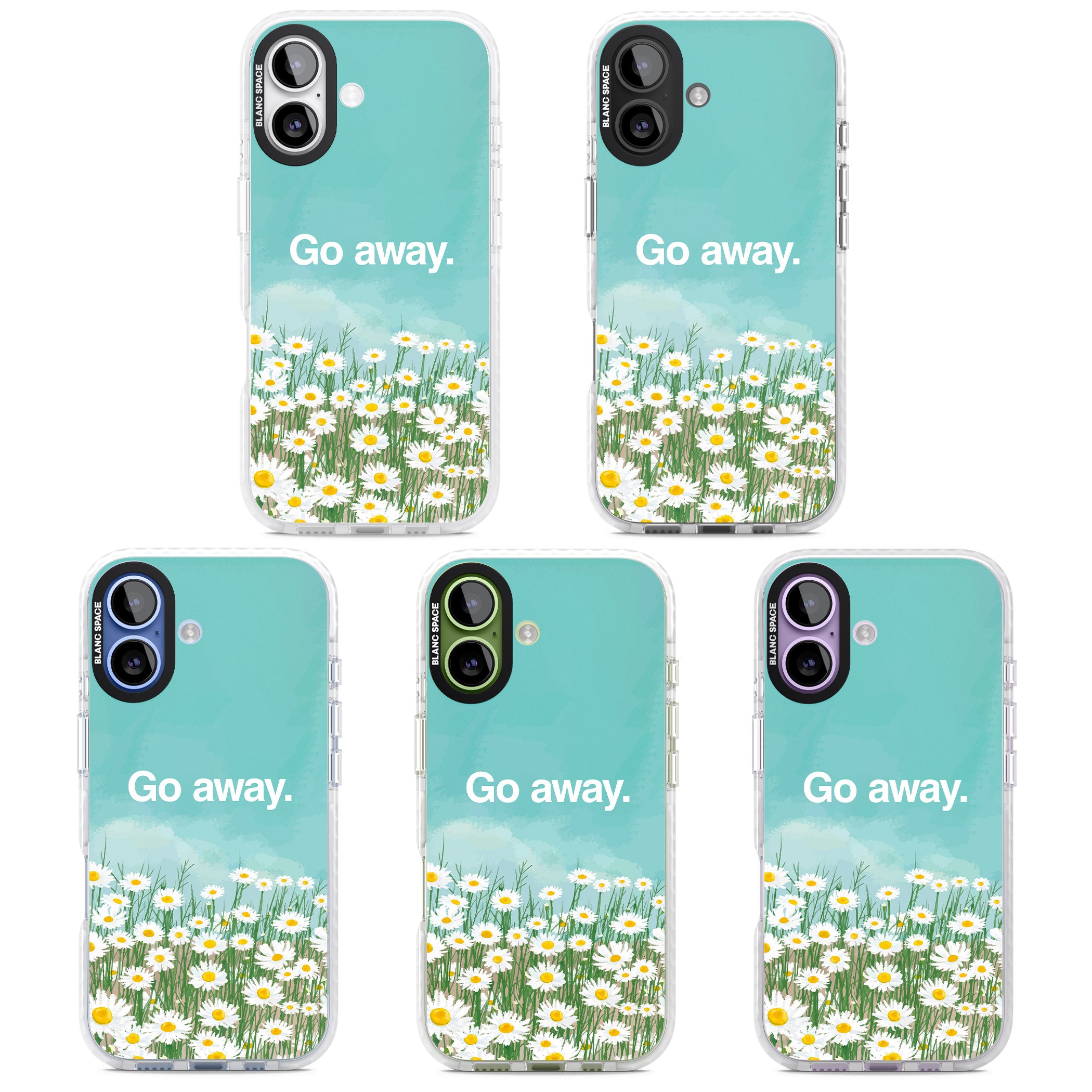 Go Away iPhone 17 Impact Clear Phone Case APT Impact Protection