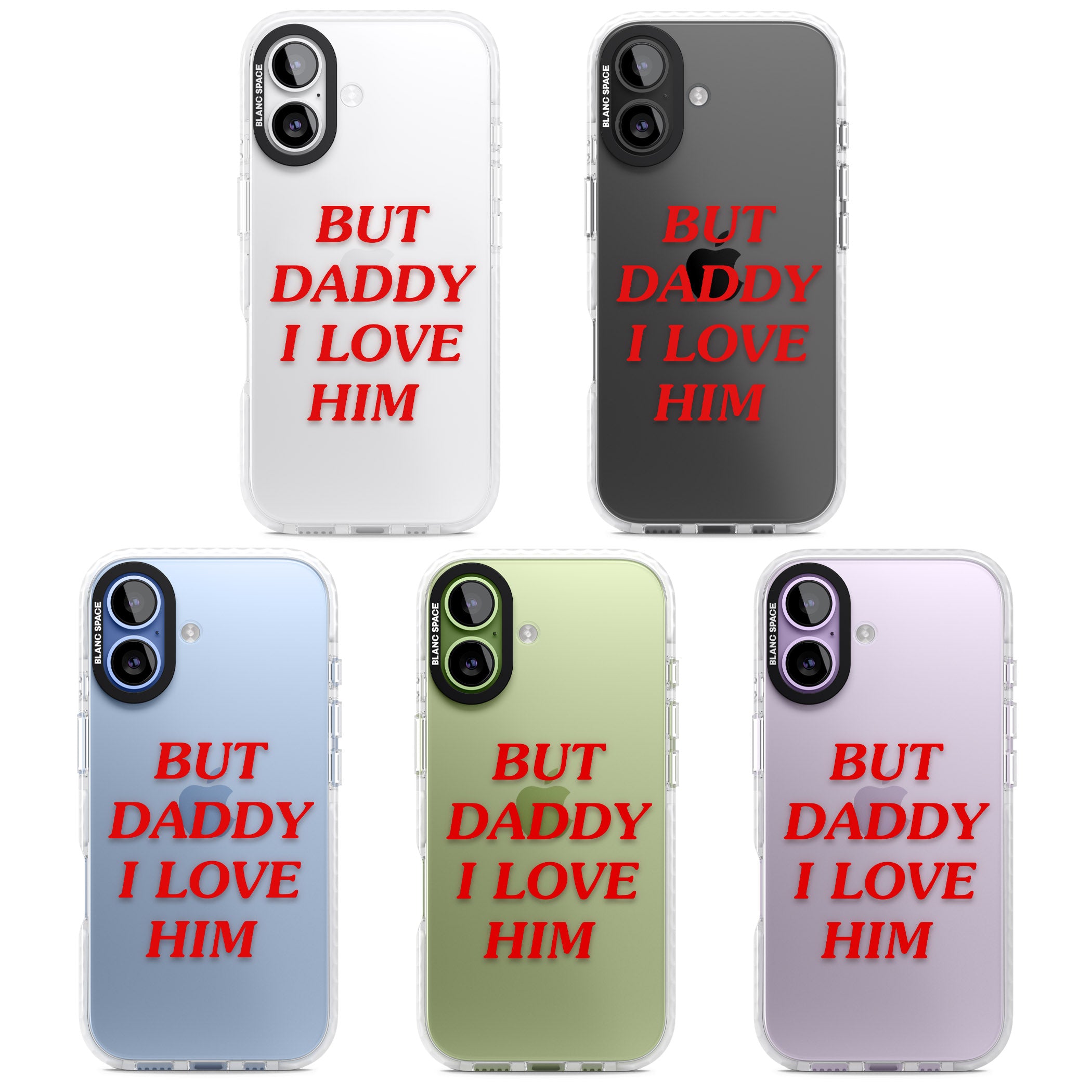 But Daddy I Love Him iPhone 17 Impact Clear Phone Case APT Impact Protection