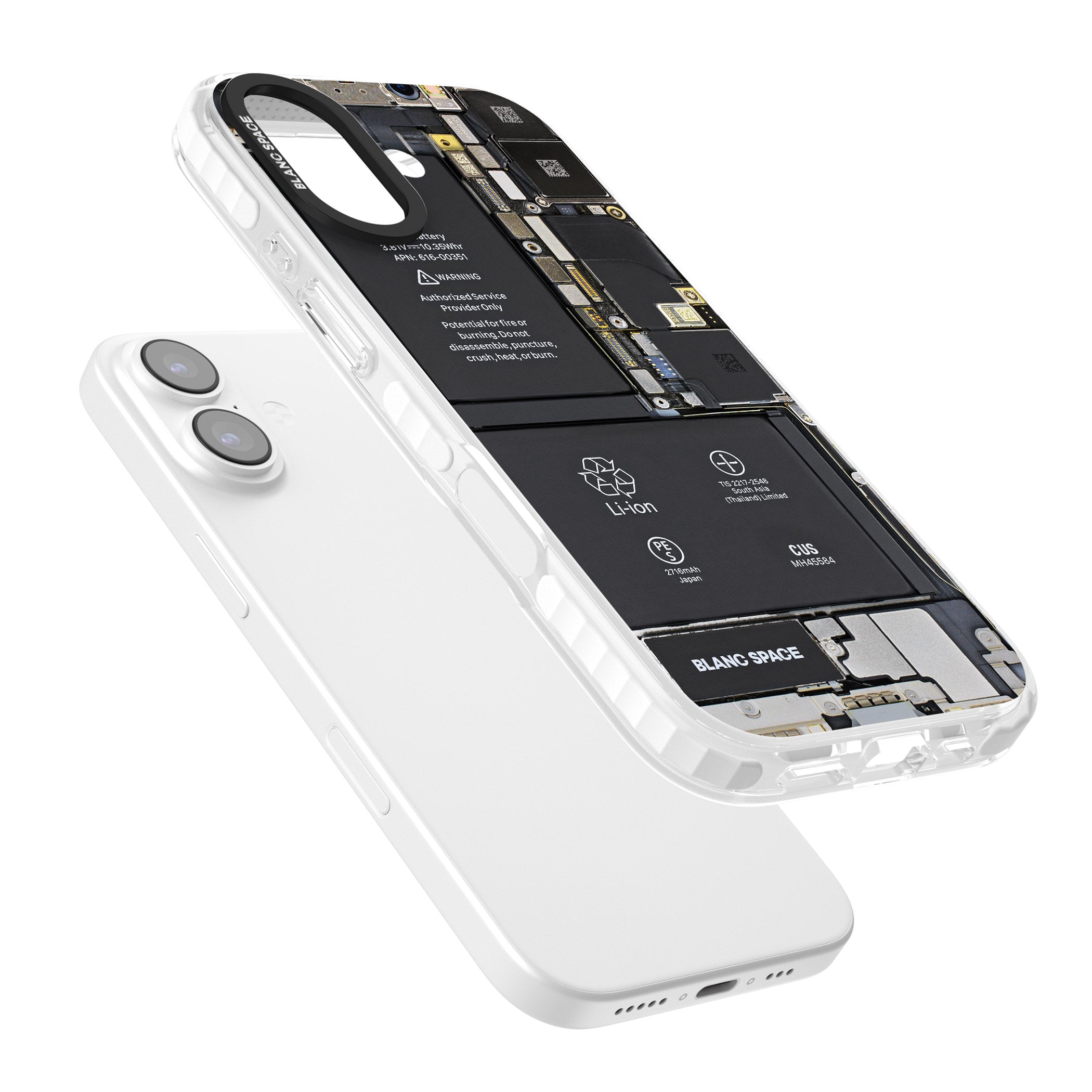 Circuit Board Standard iPhone 17 Impact Clear Phone Case Colours