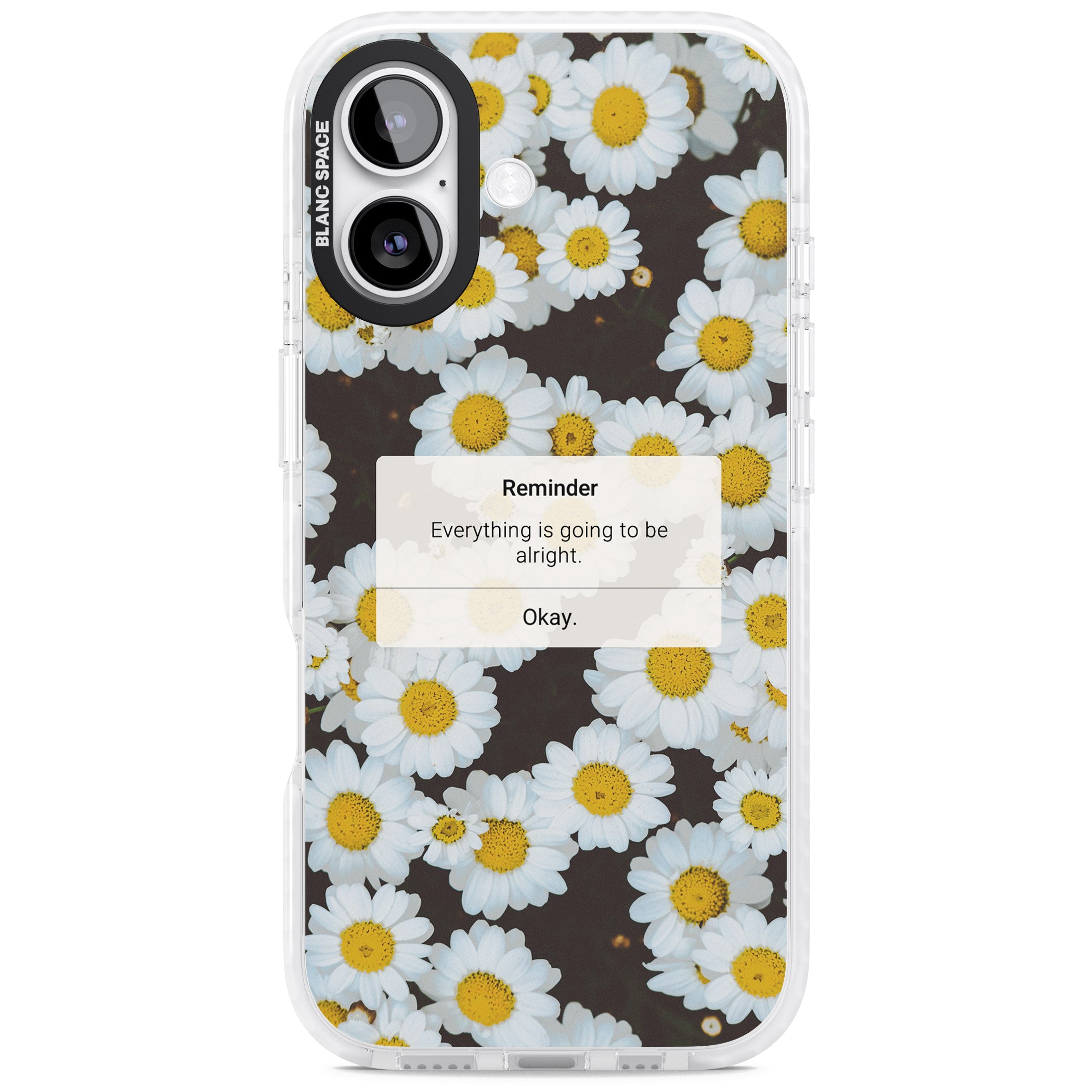 Daisy Reminder iPhone 17 Impact Clear Phone Case