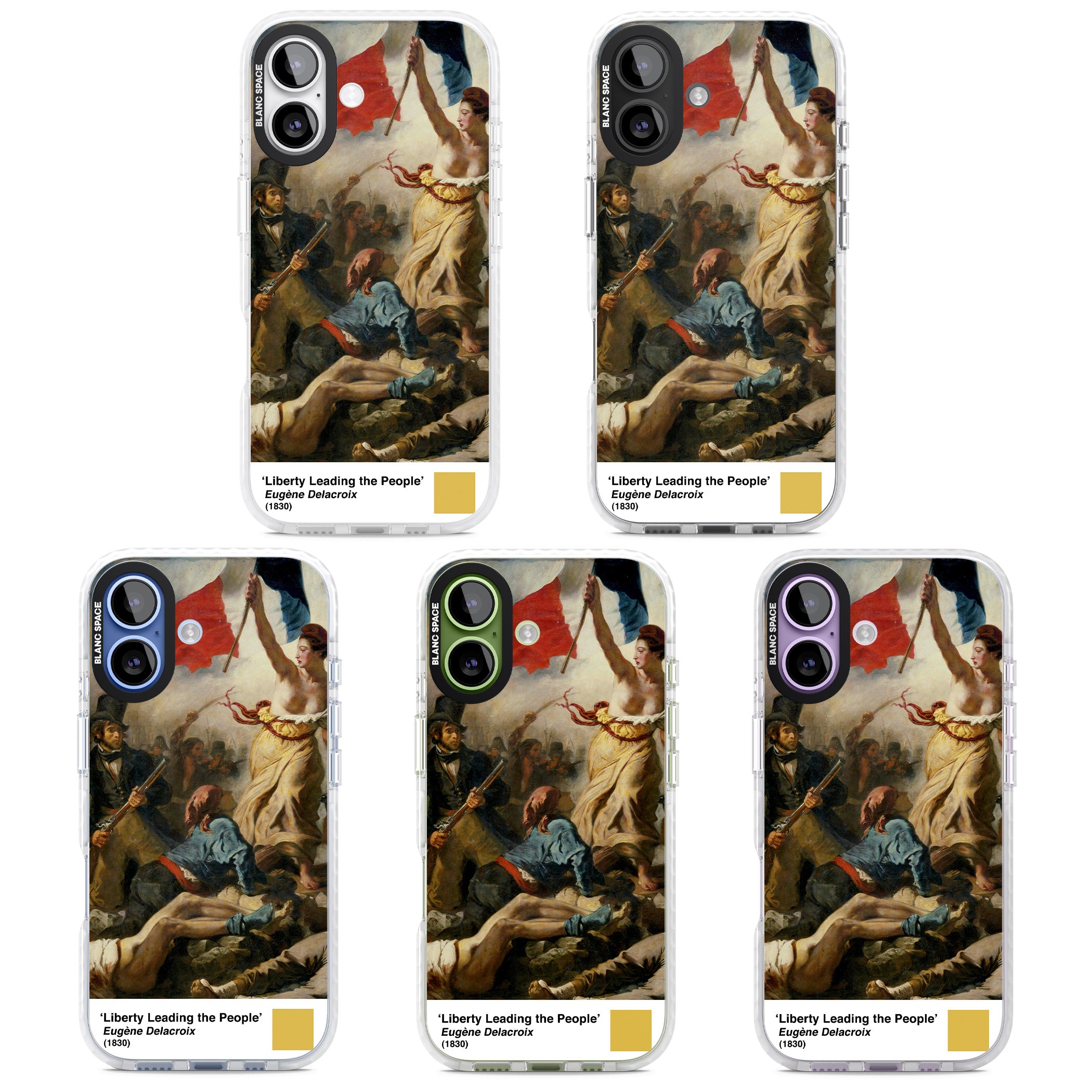 Liberty Leading The People iPhone 17 Impact Clear Phone Case APT Impact Protection
