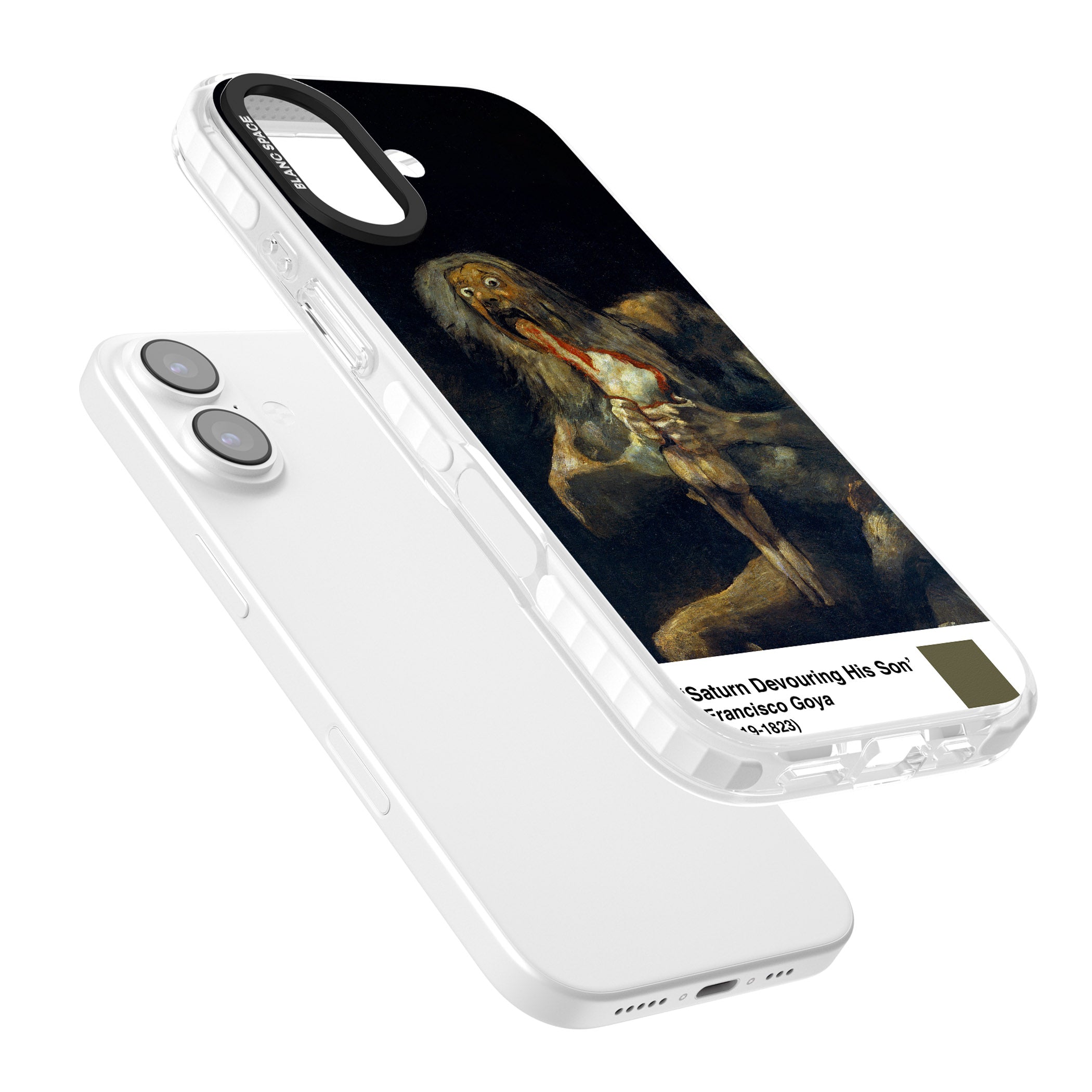 Saturn Devouring His Son iPhone 17 Impact Clear Phone Case Colours