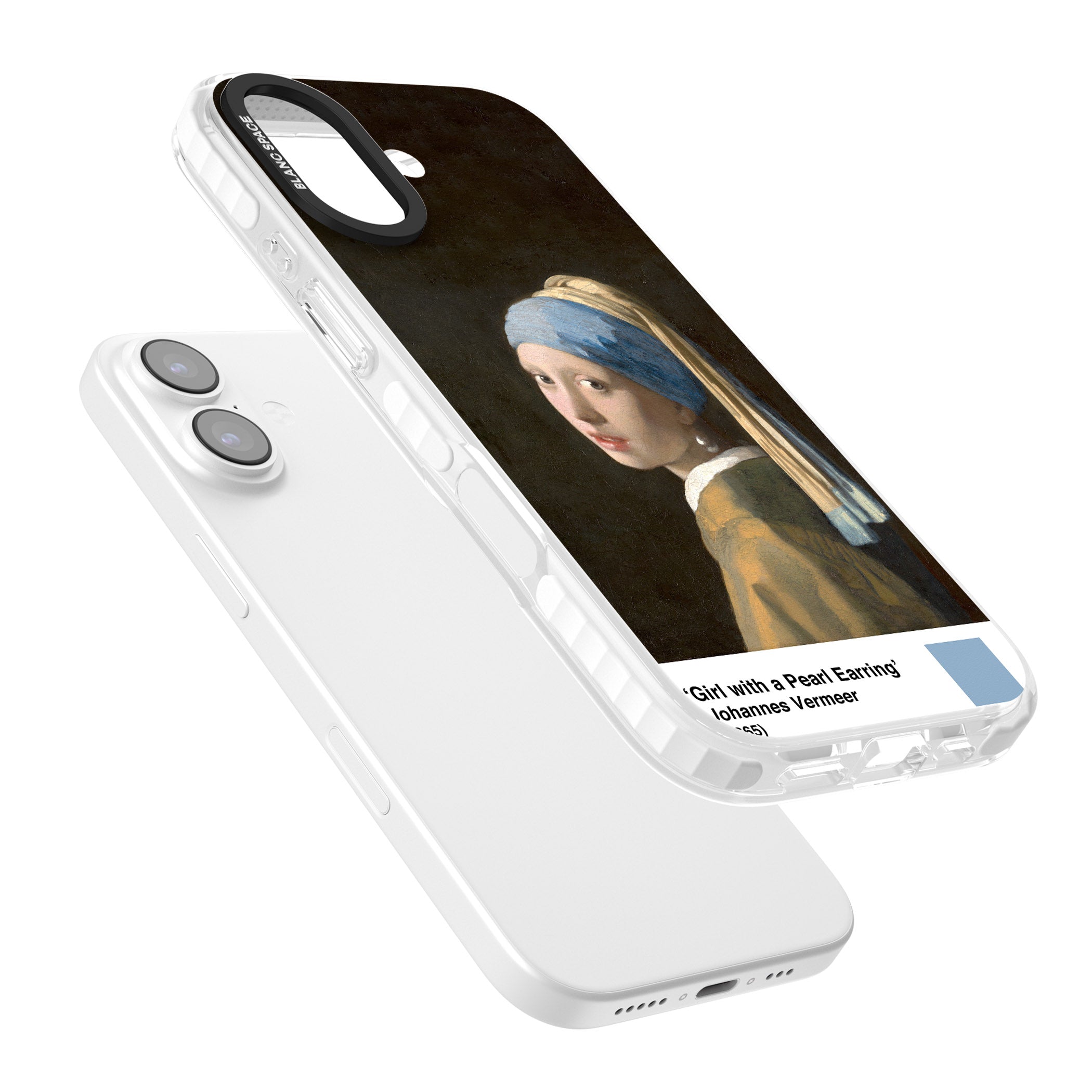 Girl With A Pearl Earring iPhone 17 Impact Clear Phone Case Colours
