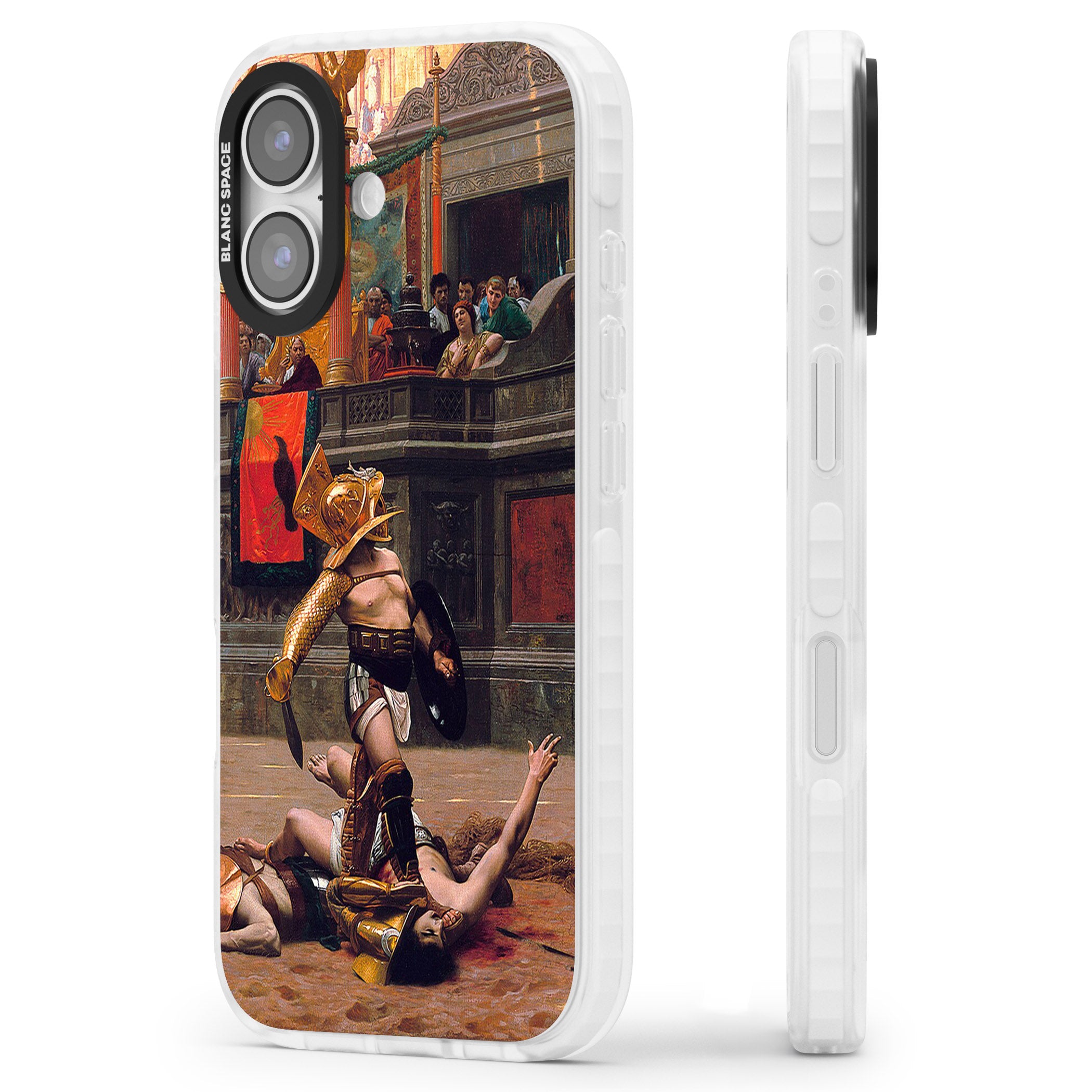 Pollice Verso iPhone 17 Impact Clear Phone Case Side Profile