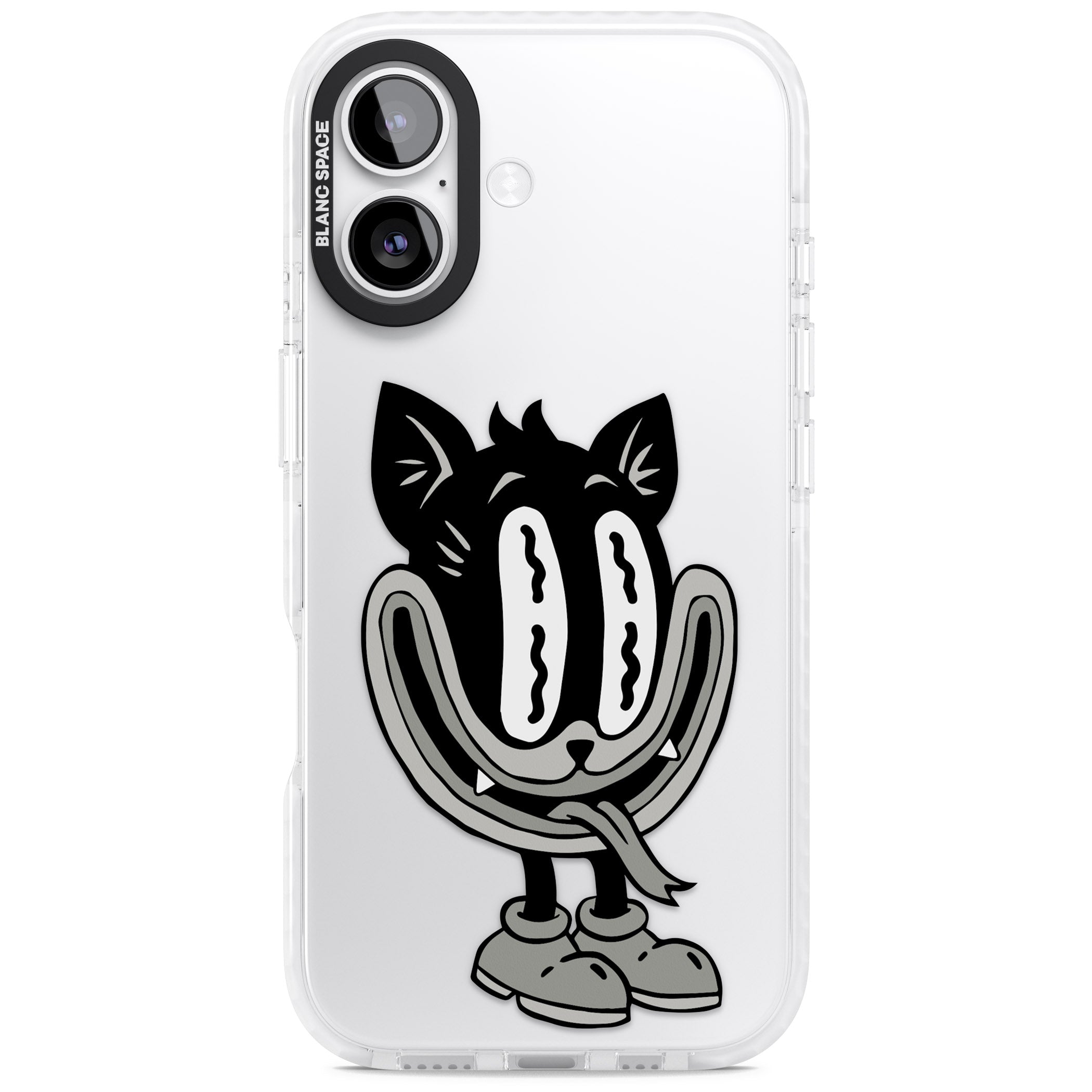 Faded Feline iPhone 17 Impact Clear Phone Case