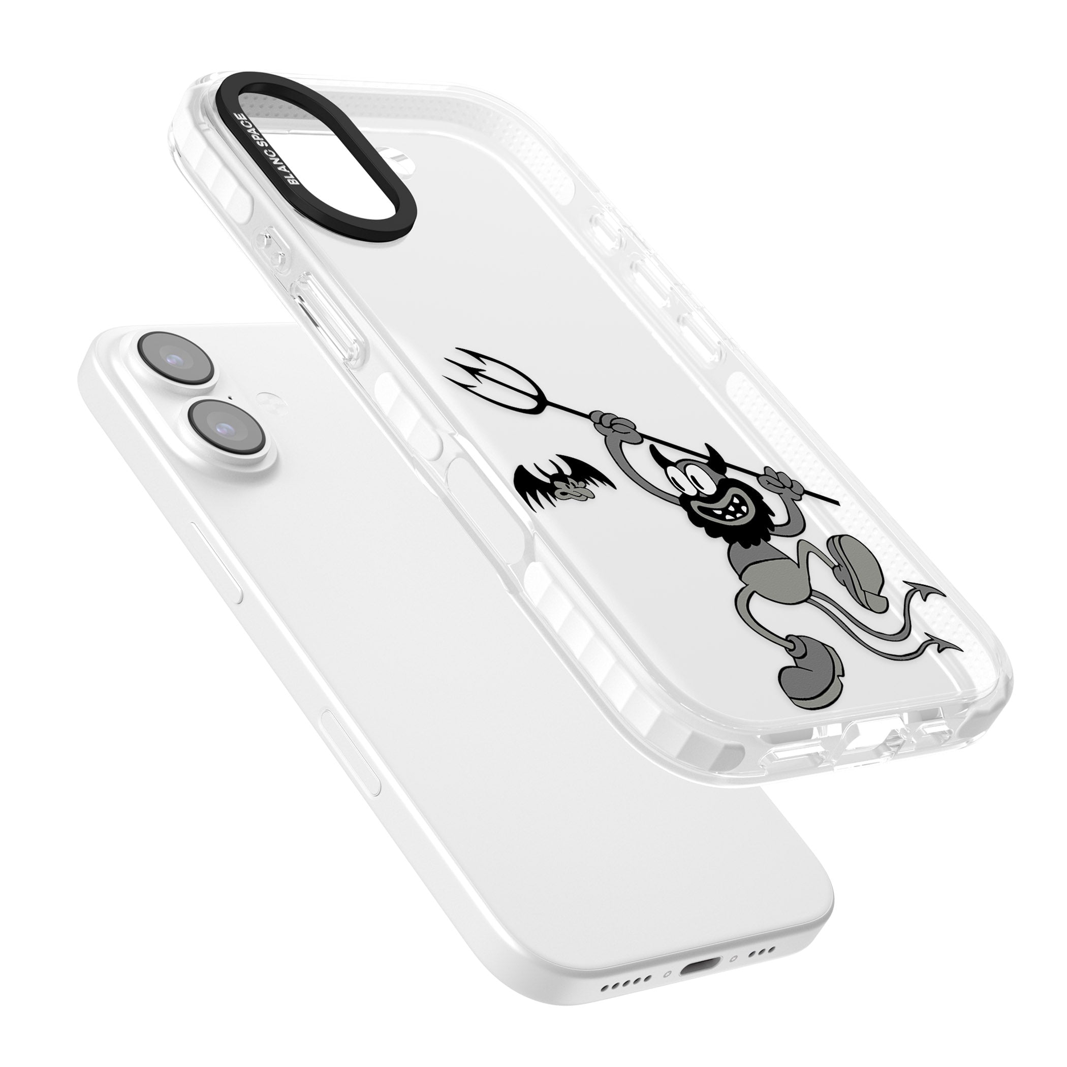 Dancing Devil iPhone 17 Impact Clear Phone Case Colours