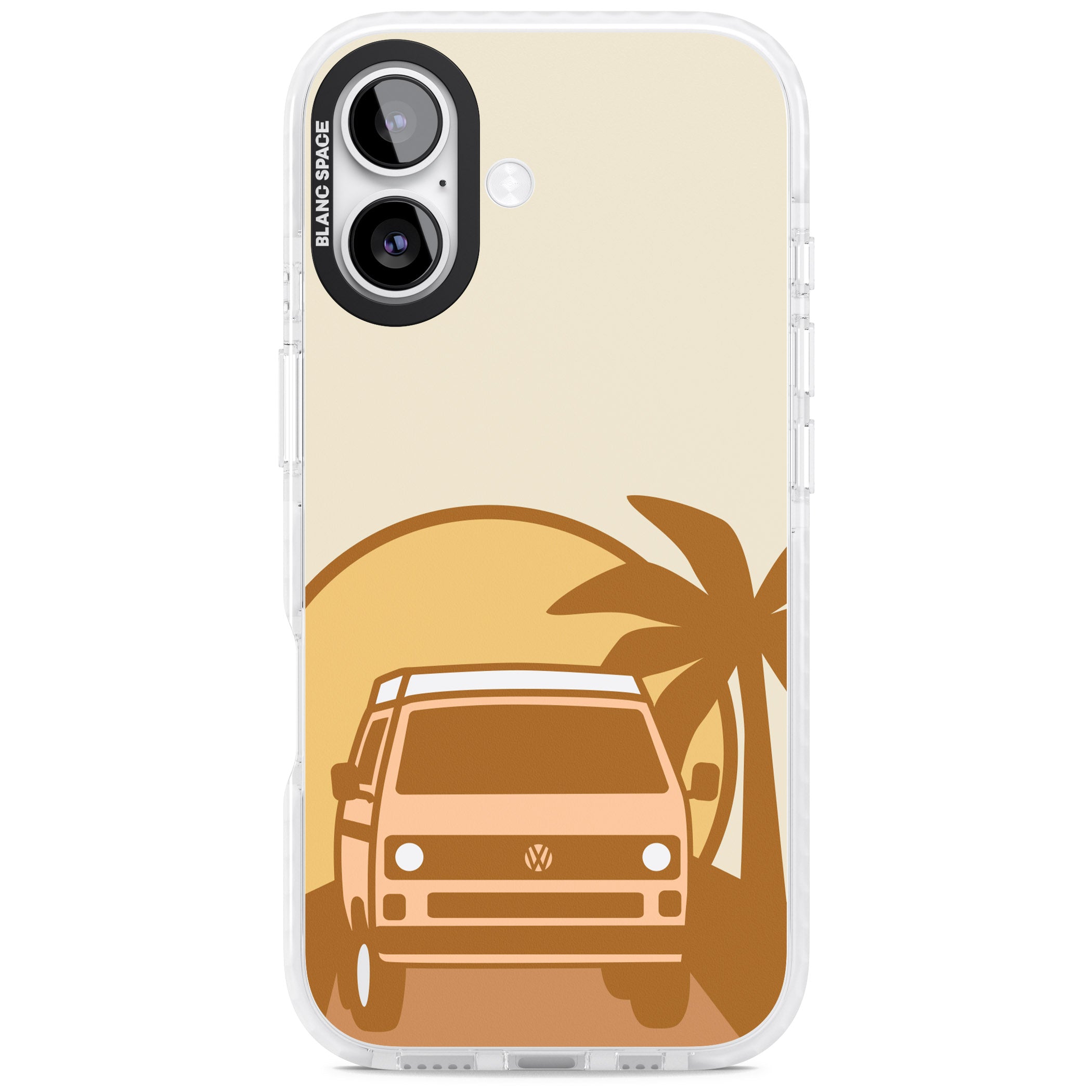 Sunset Van iPhone 17 Impact Clear Phone Case
