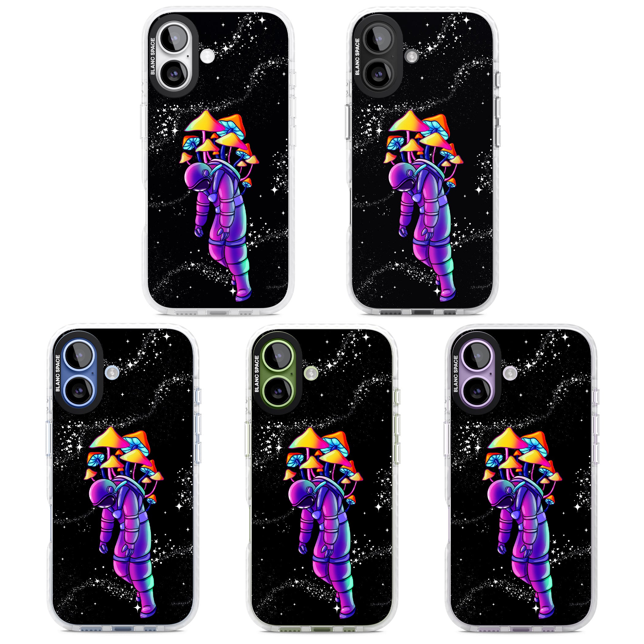 Space Mutation iPhone 17 Impact Clear Phone Case APT Impact Protection