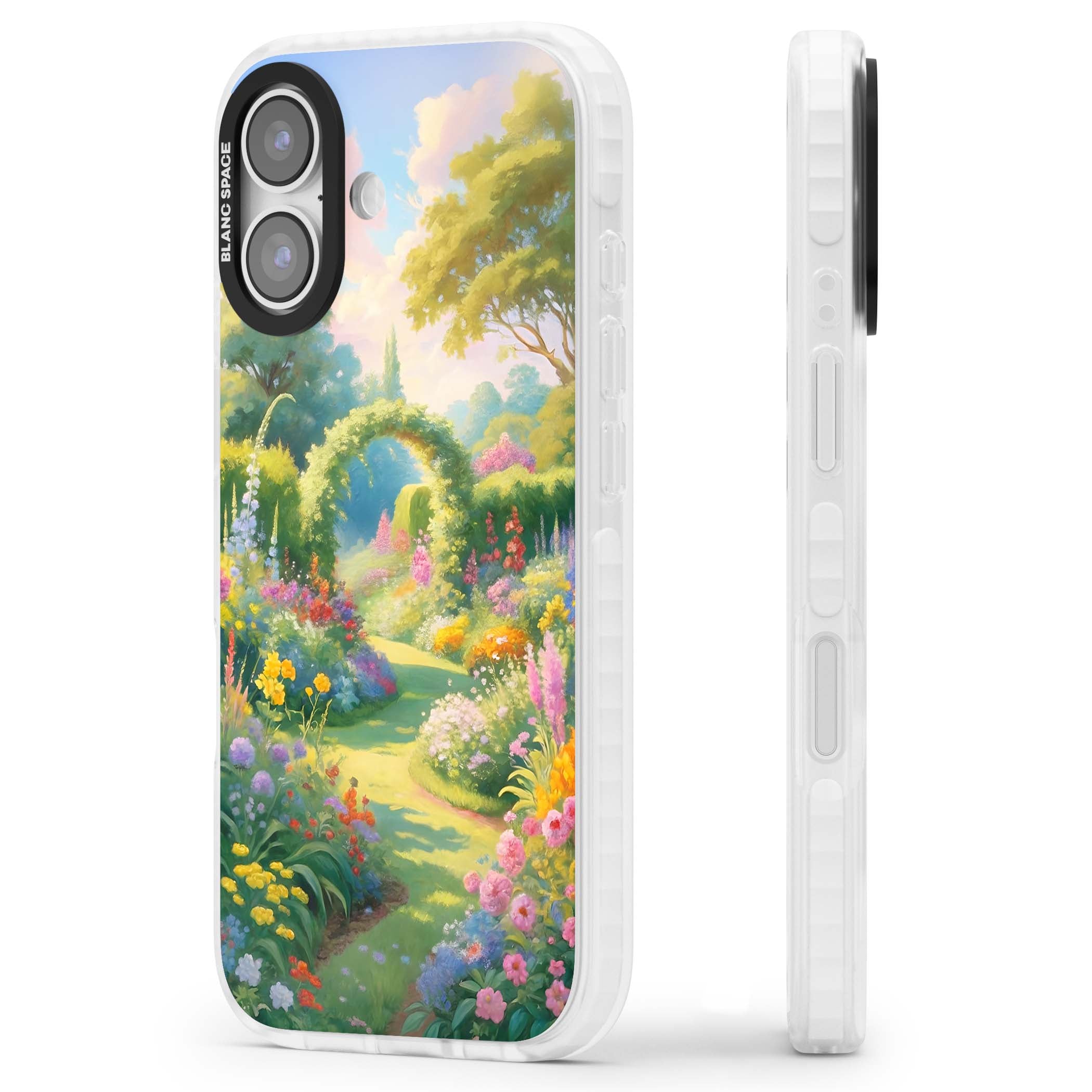 The Painter's Garden floral iPhone case | Black Impact case for iPhone 17