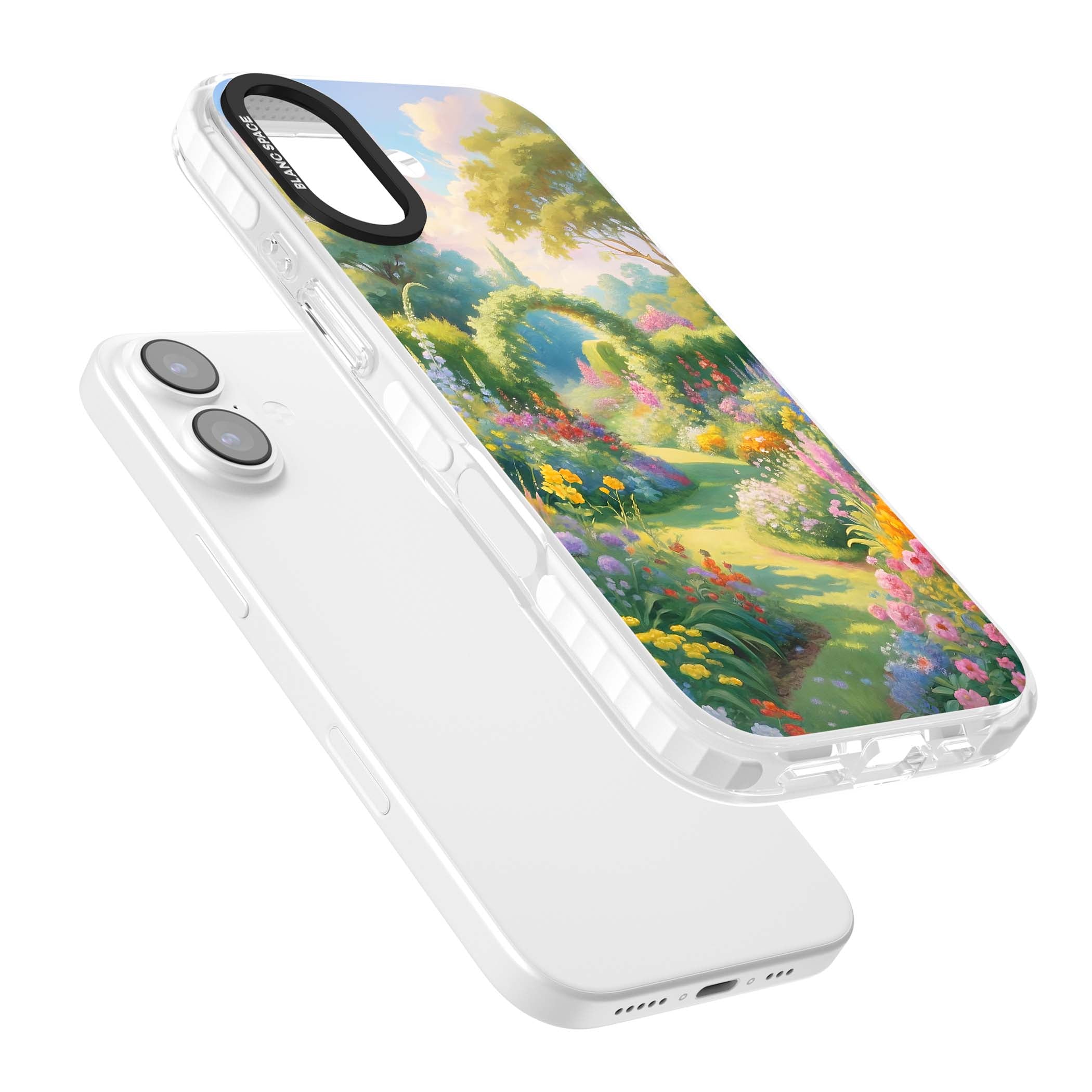 The Painter's Garden floral iPhone case | Black Impact case for iPhone 17