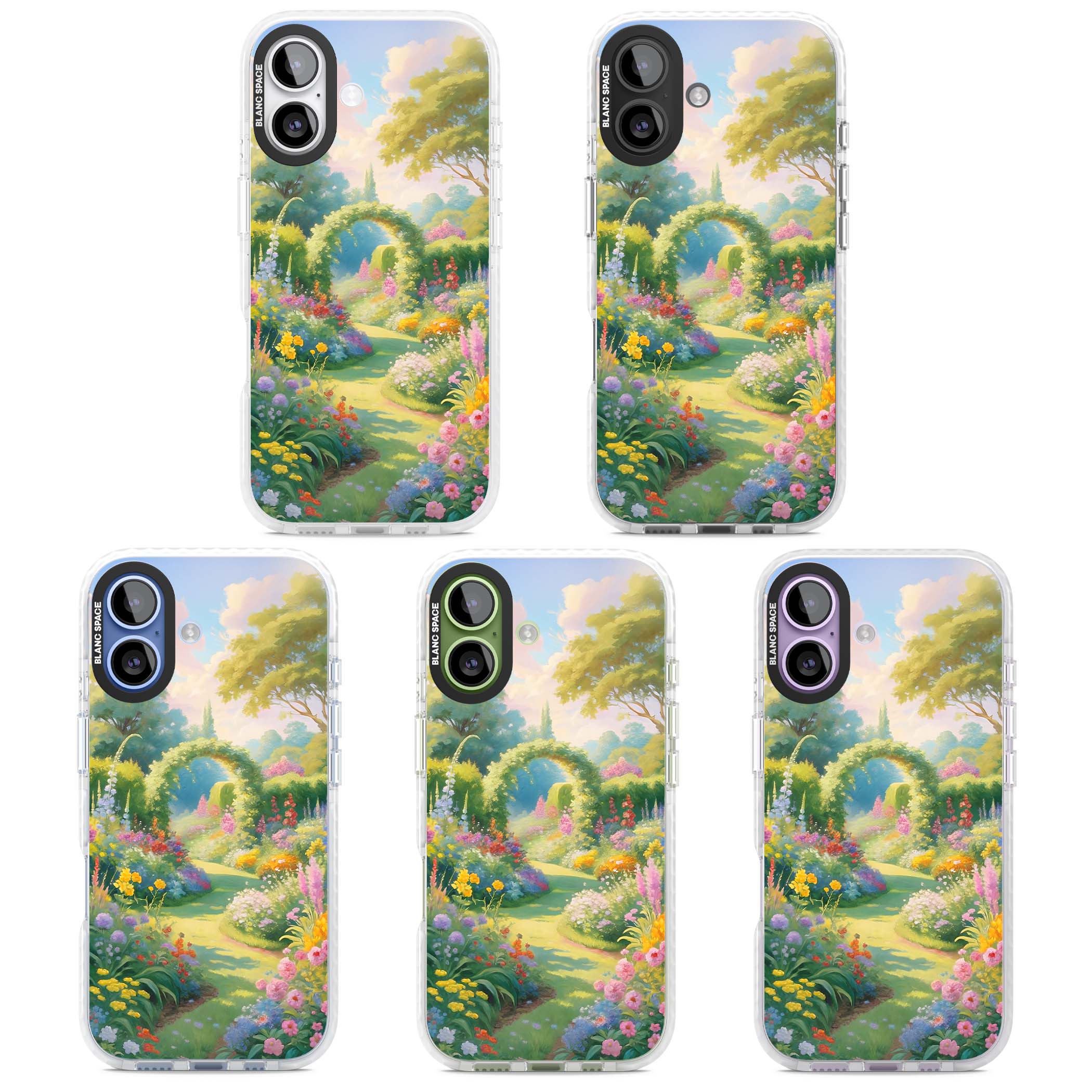 The Painter's Garden floral iPhone case | Black Impact case for iPhone 17