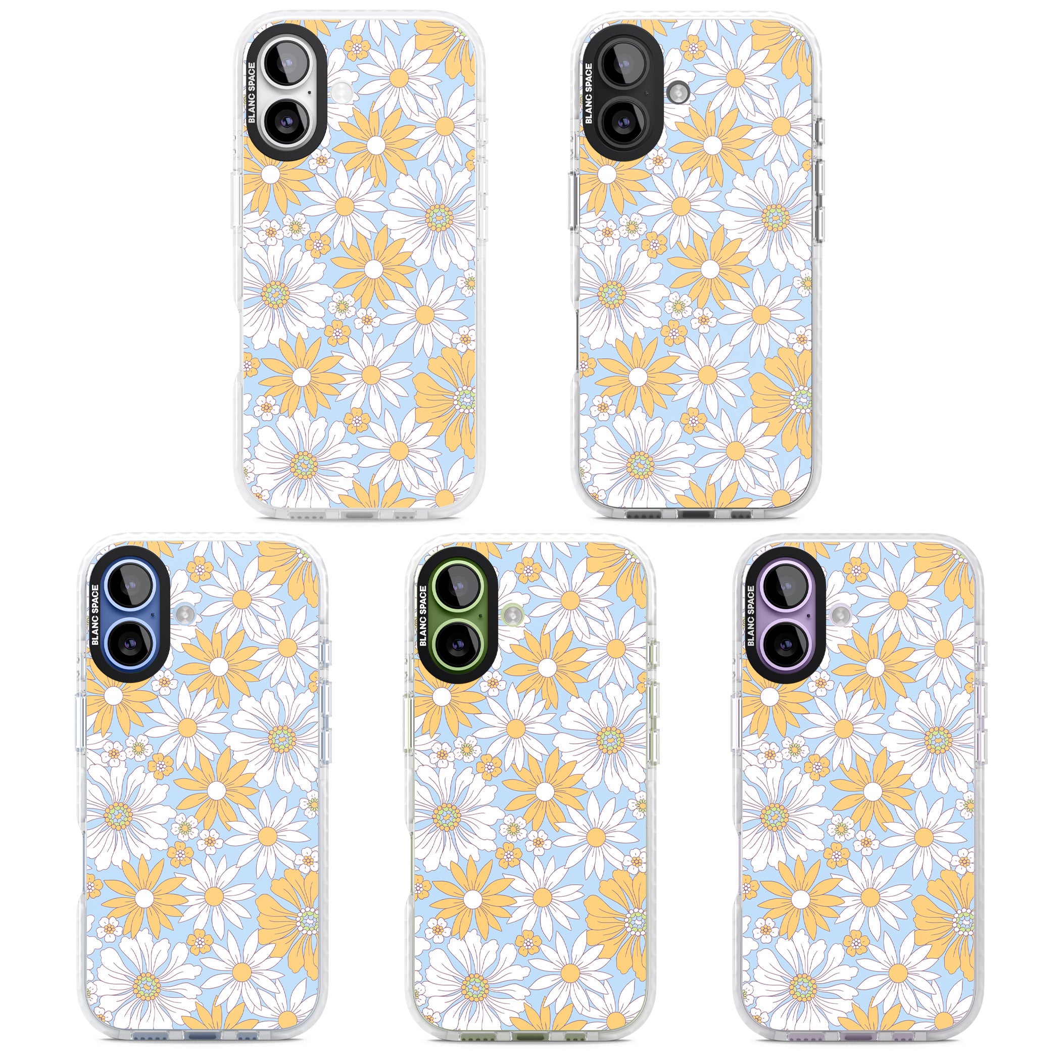 Summers Day Flower Mix iPhone 17 Impact Clear Phone Case APT Impact Protection