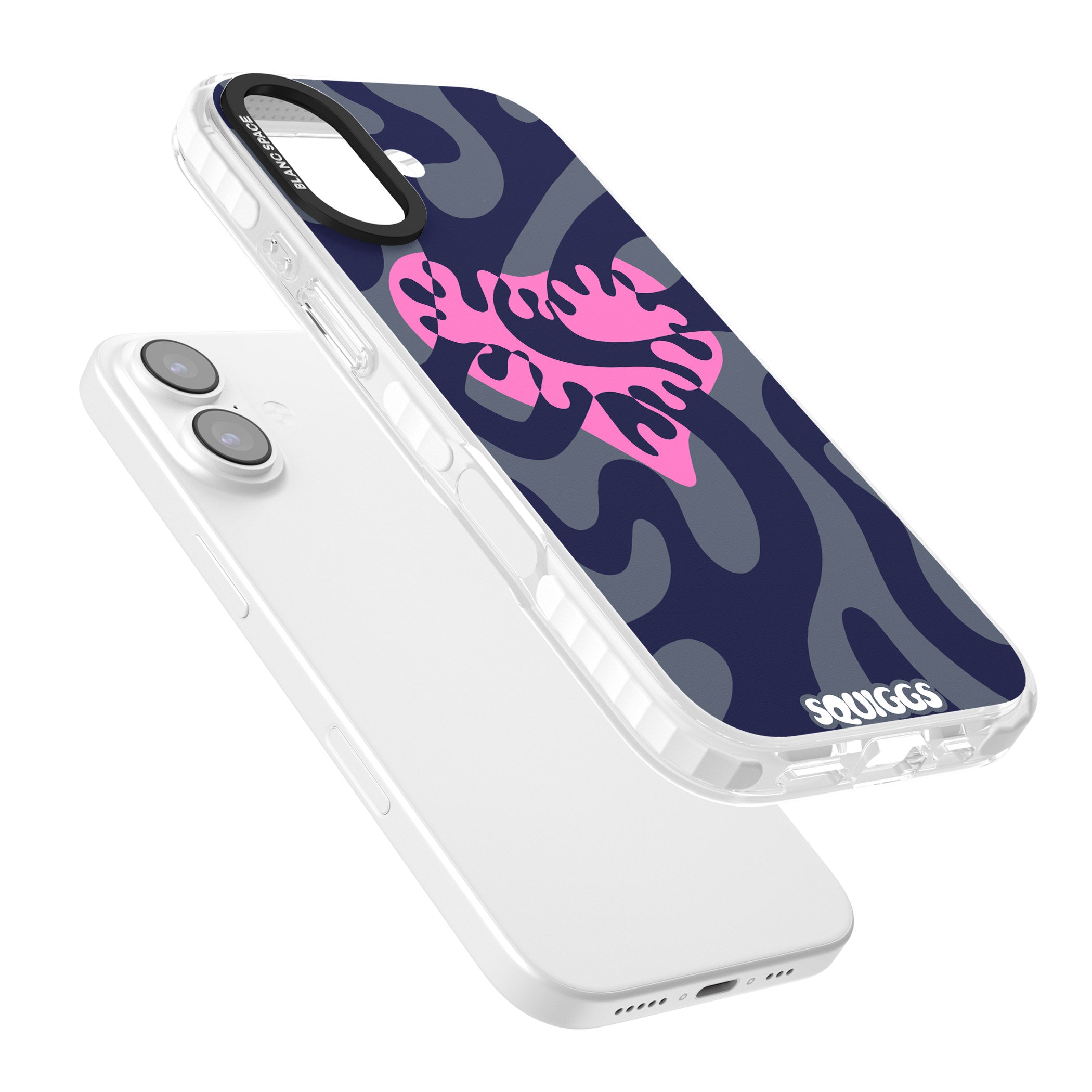 Abstract Heart iPhone 17 Impact Clear Phone Case Colours