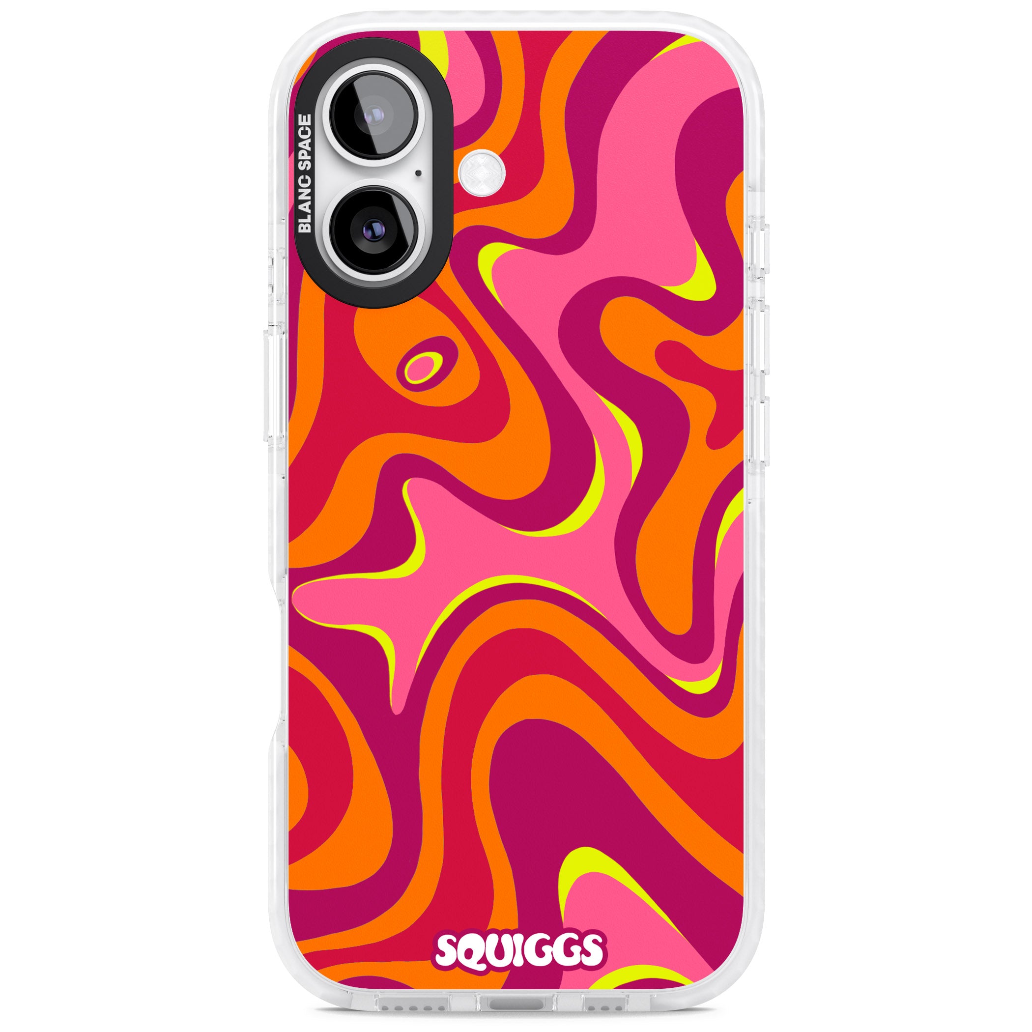 Hot Lava iPhone 17 Impact Clear Phone Case