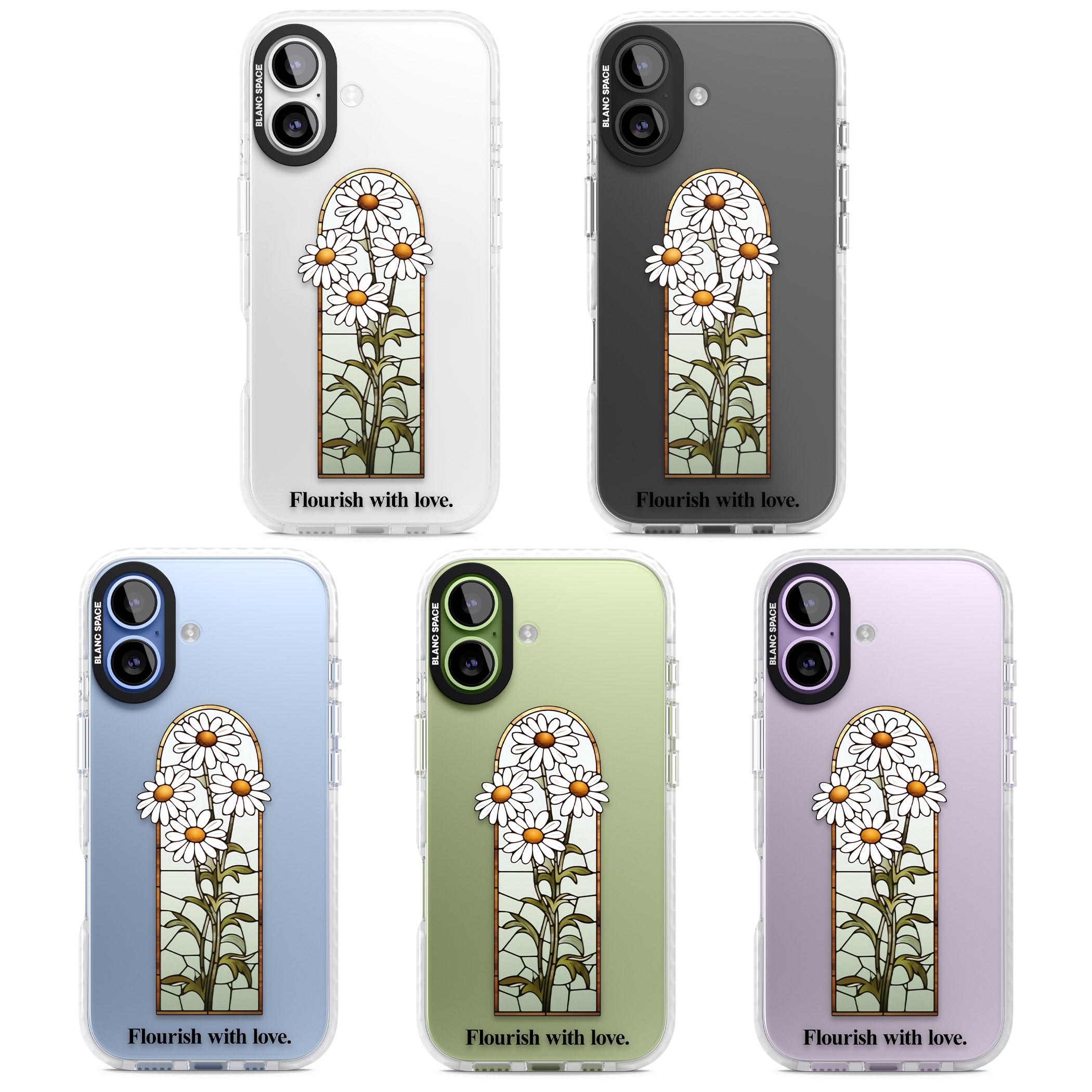 Flourish With Love iPhone 17 Impact Clear Phone Case APT Impact Protection