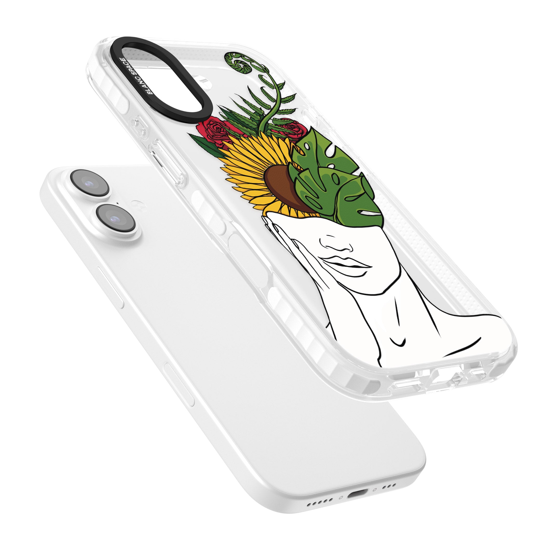 Let The Mind Flourish iPhone 17 Impact Clear Phone Case Colours