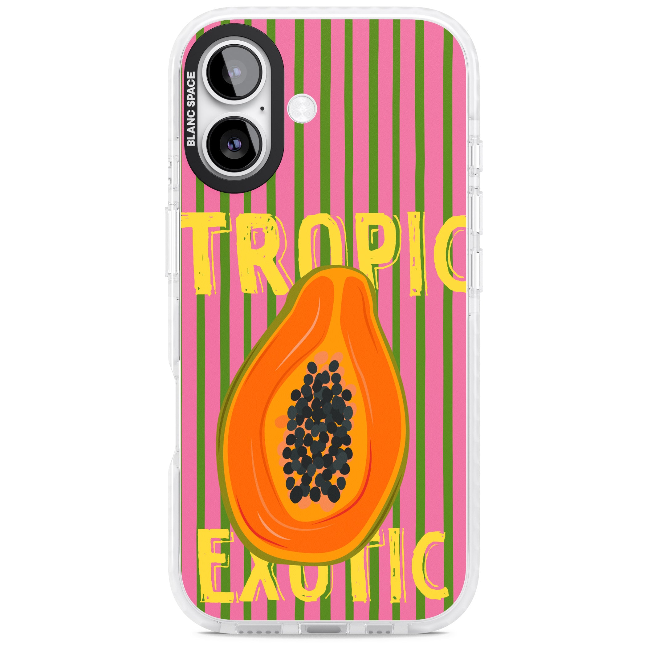 Tropic Exotic iPhone 17 Impact Clear Phone Case