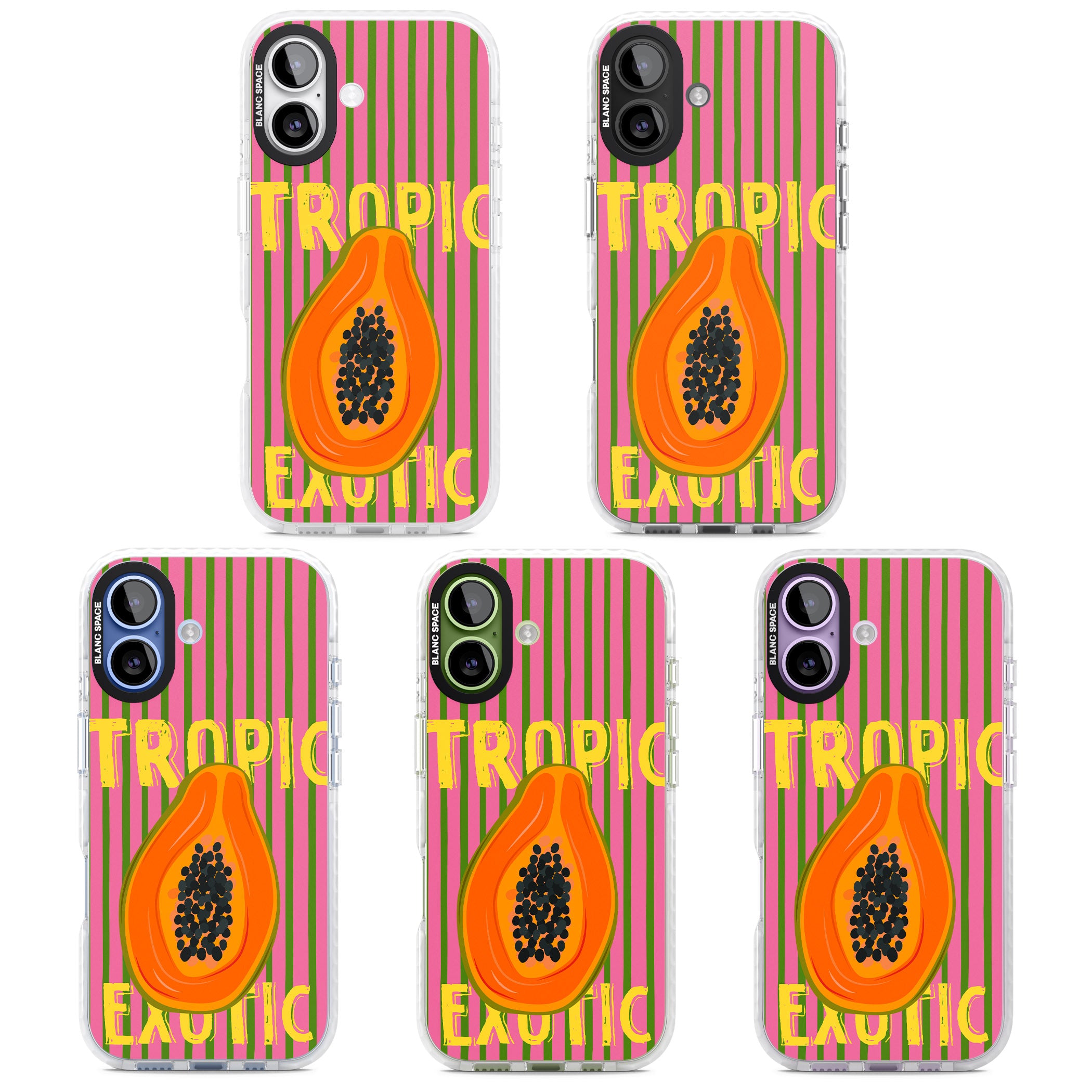Tropic Exotic iPhone 17 Impact Clear Phone Case APT Impact Protection