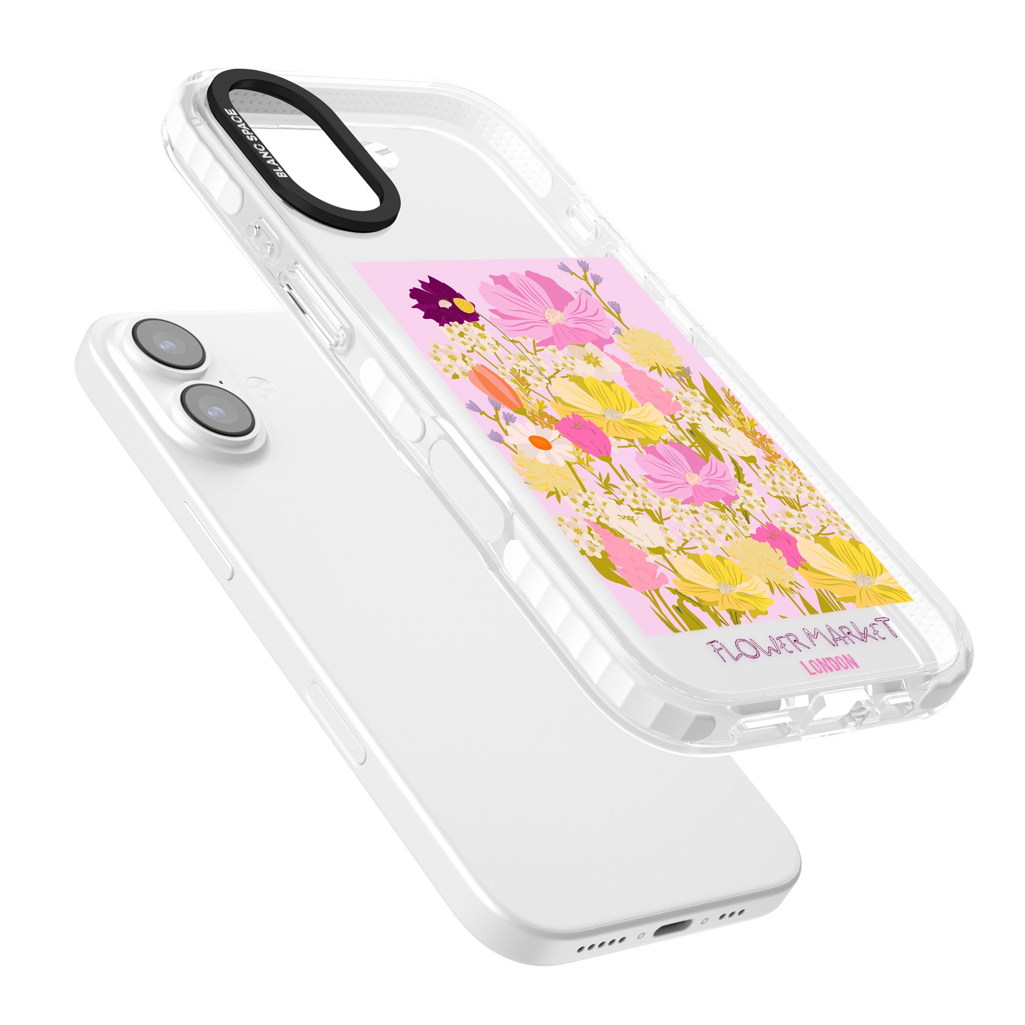 Flower Market iPhone 17 Impact Clear Phone Case Colours