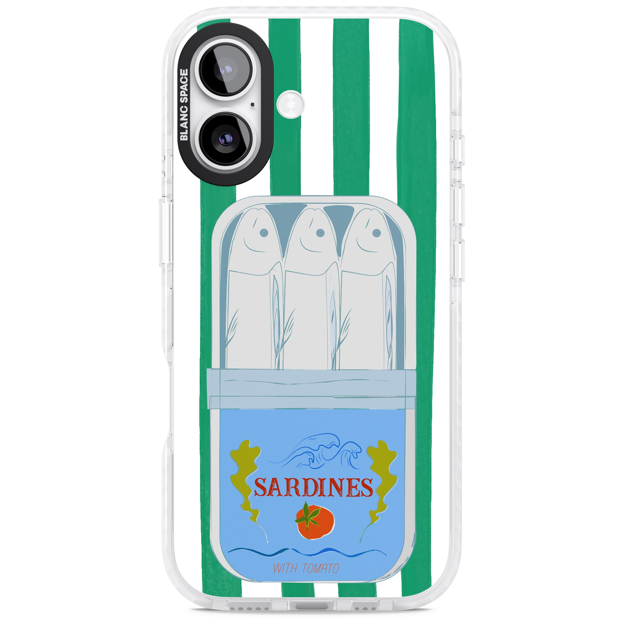 Italian Coastal Sardines iPhone 17 Impact Clear Phone Case
