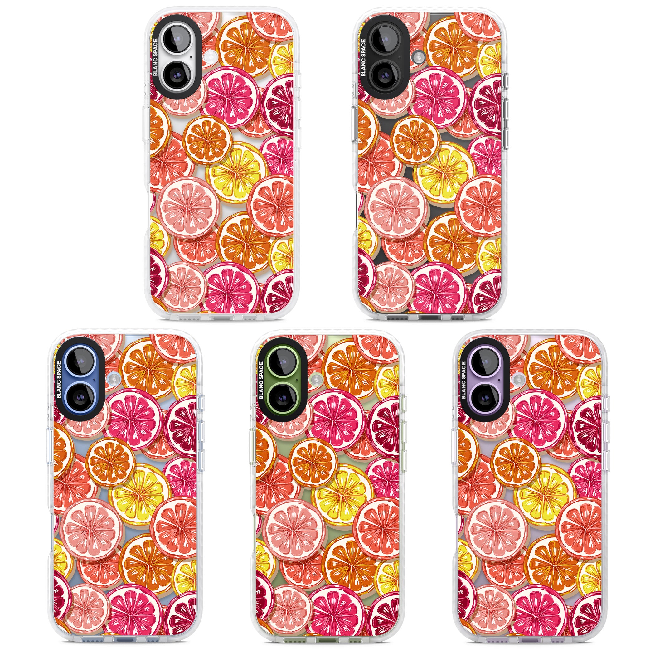 Citrus Fiesta iPhone 17 Impact Clear Phone Case APT Impact Protection