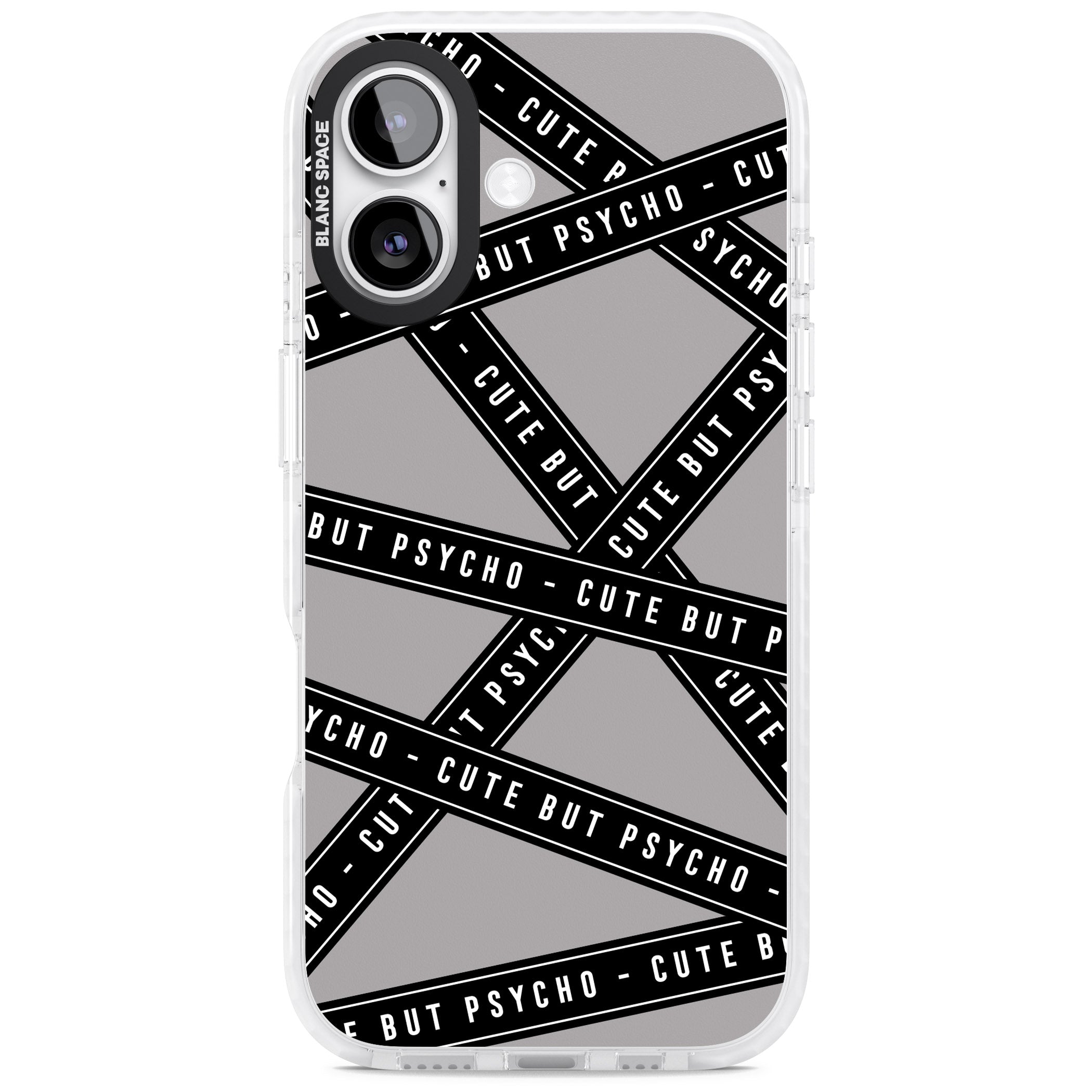 Cute But Psycho iPhone 17 Impact Clear Phone Case