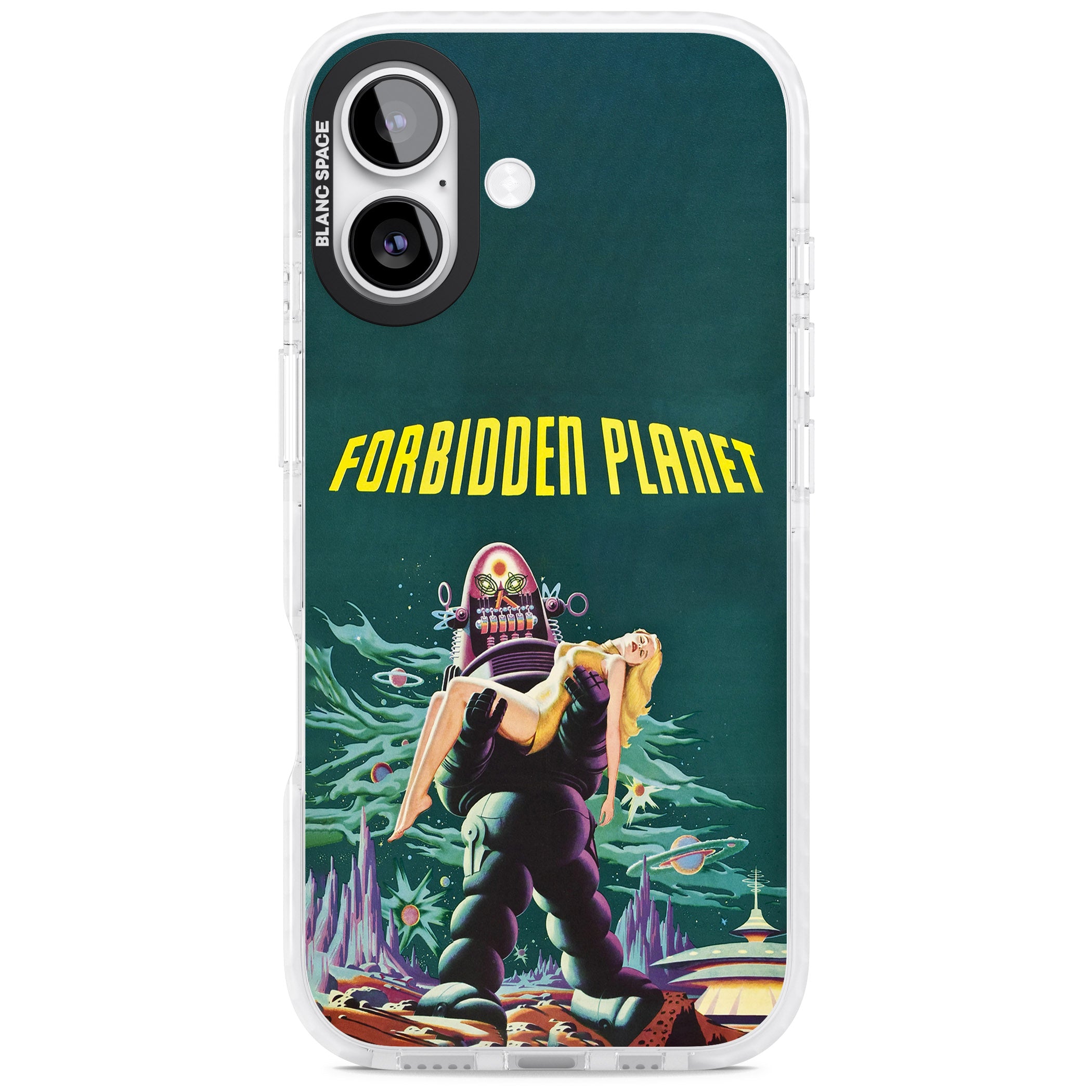 Forbidden Planet Poster iPhone 17 Impact Clear Phone Case