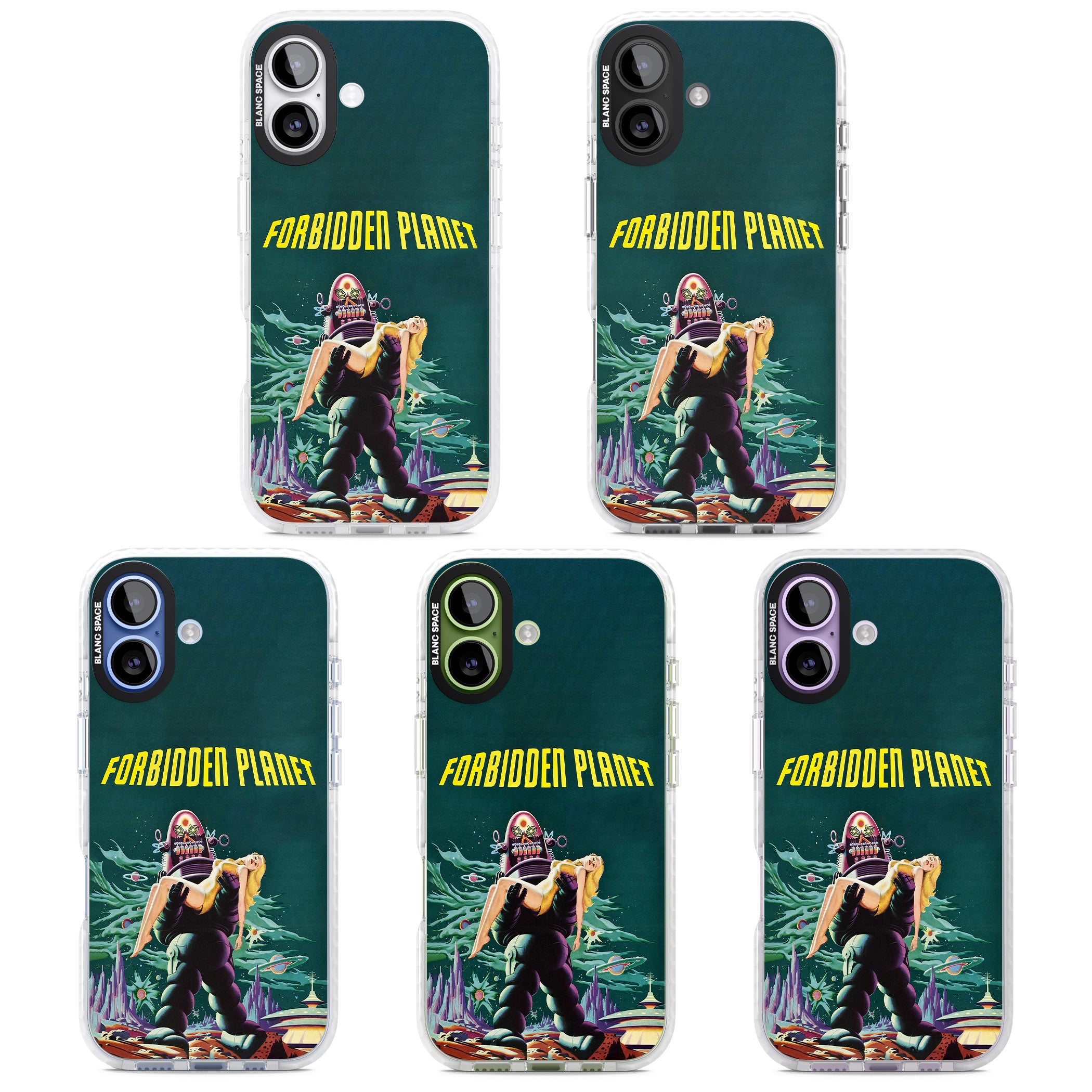 Forbidden Planet Poster iPhone 17 Impact Clear Phone Case APT Impact Protection