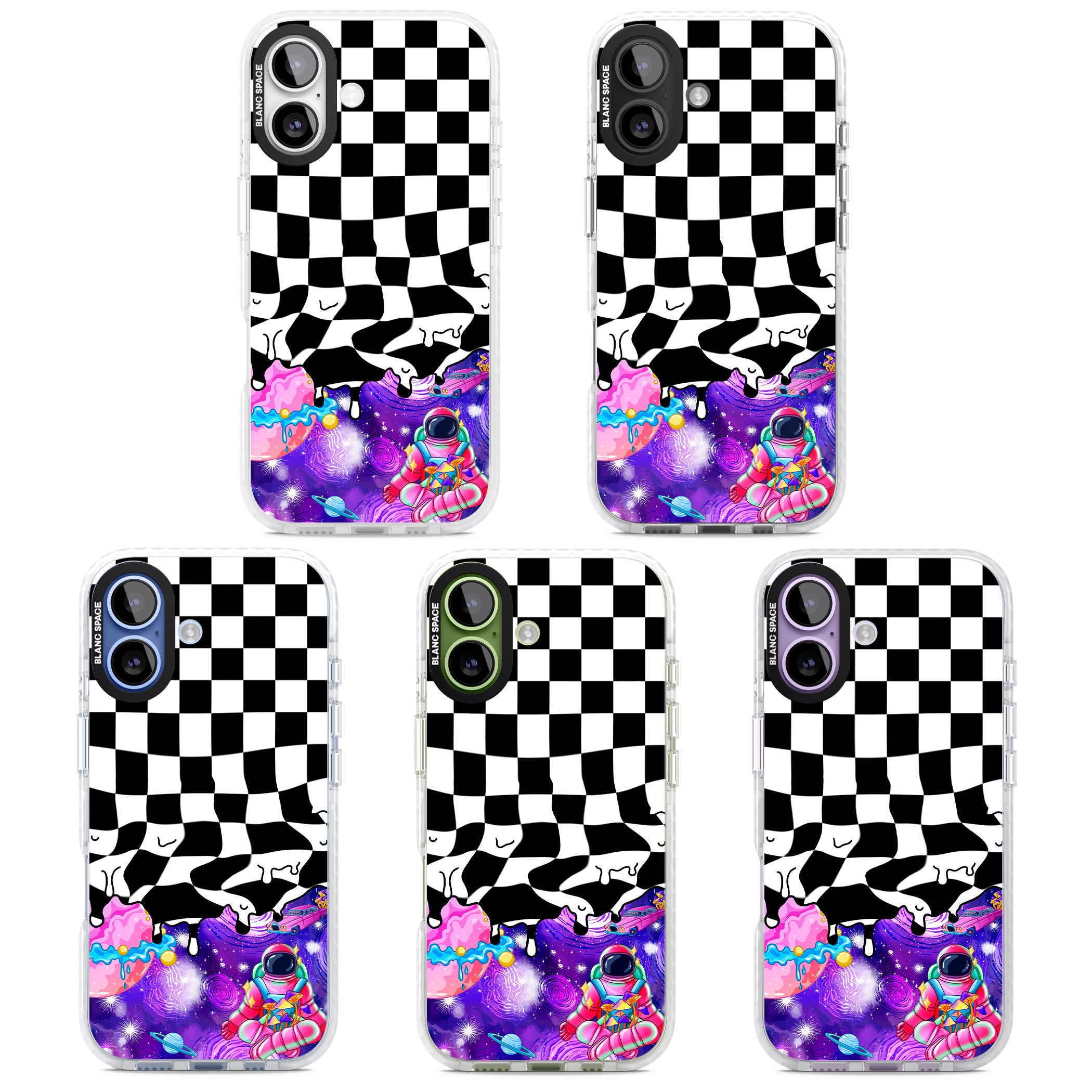 Washed Out iPhone 17 Impact Clear Phone Case APT Impact Protection