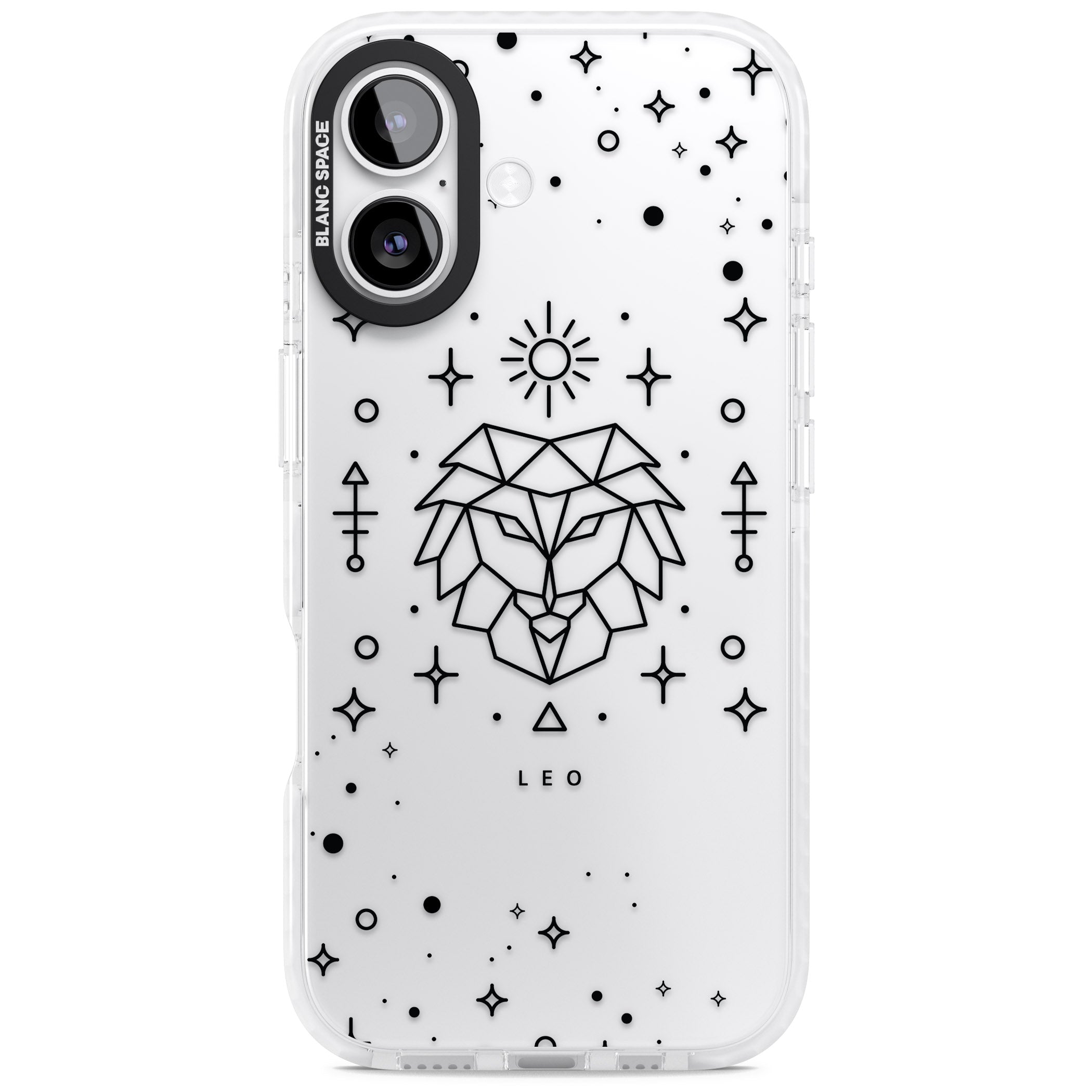 Leo Zodiac iPhone 17 Impact Clear Phone Case