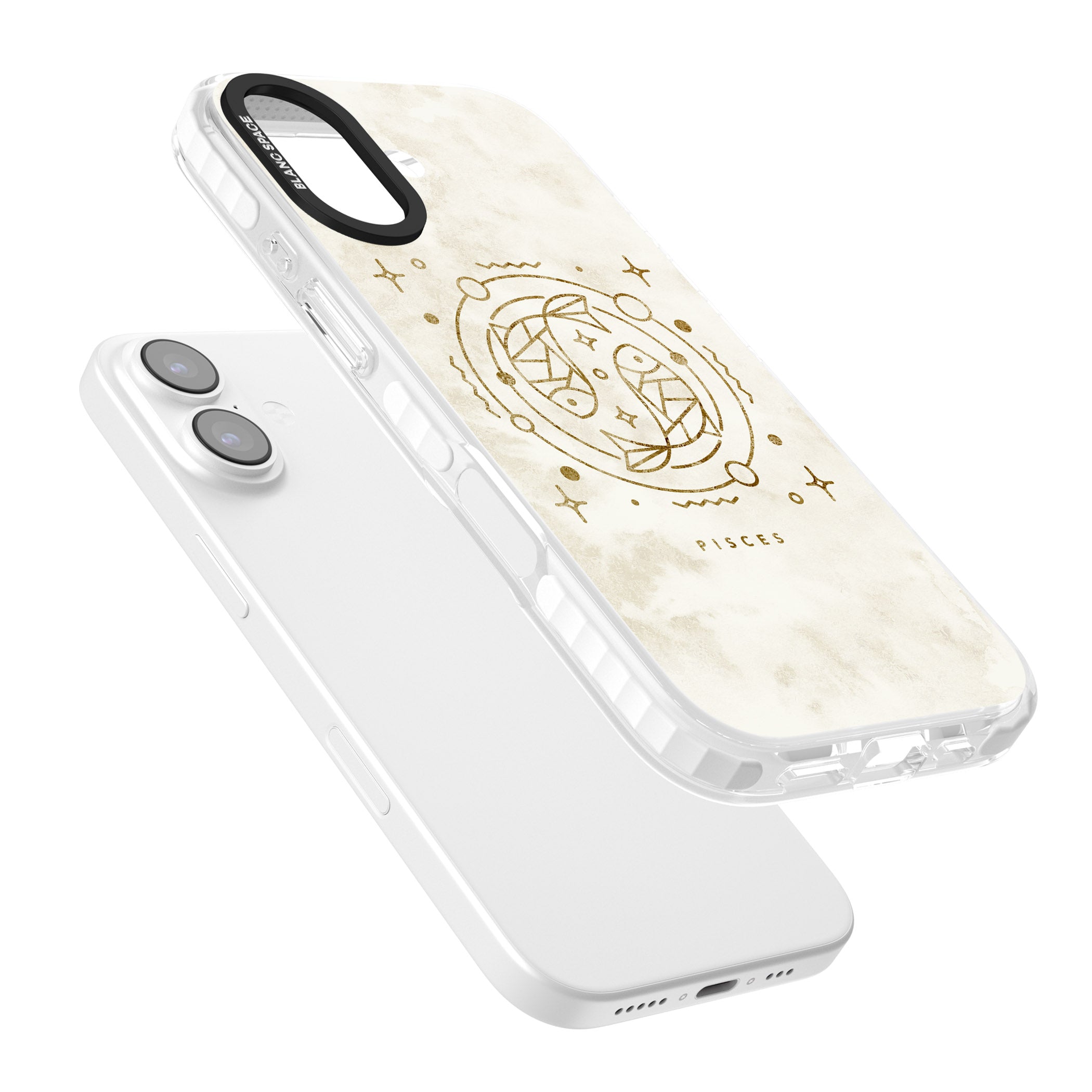 Pisces Emblem iPhone 17 Impact Clear Phone Case Colours