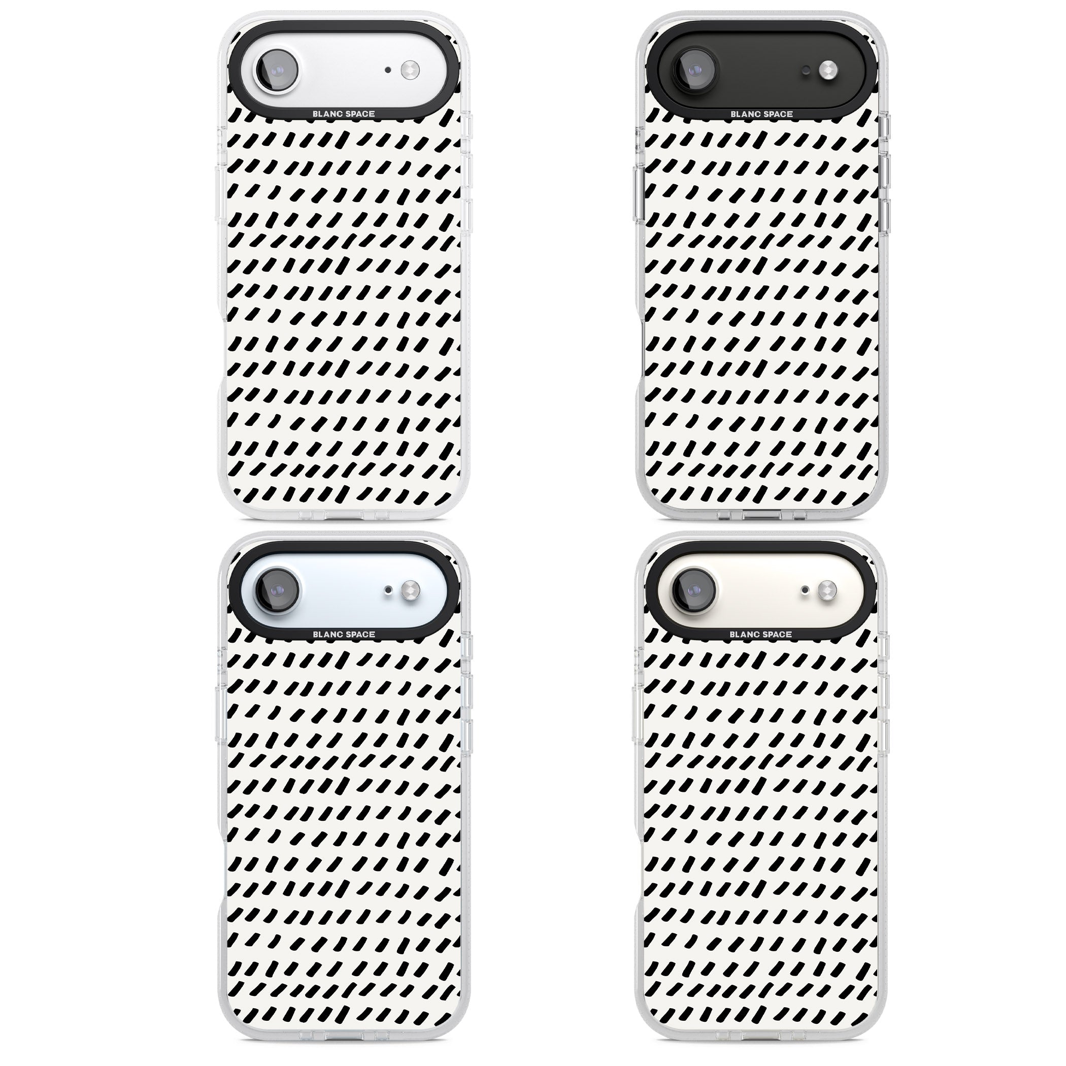 Hand Drawn Lines Pattern iPhone 17 Air Impact Air Clear Phone Case APT Impact Protection